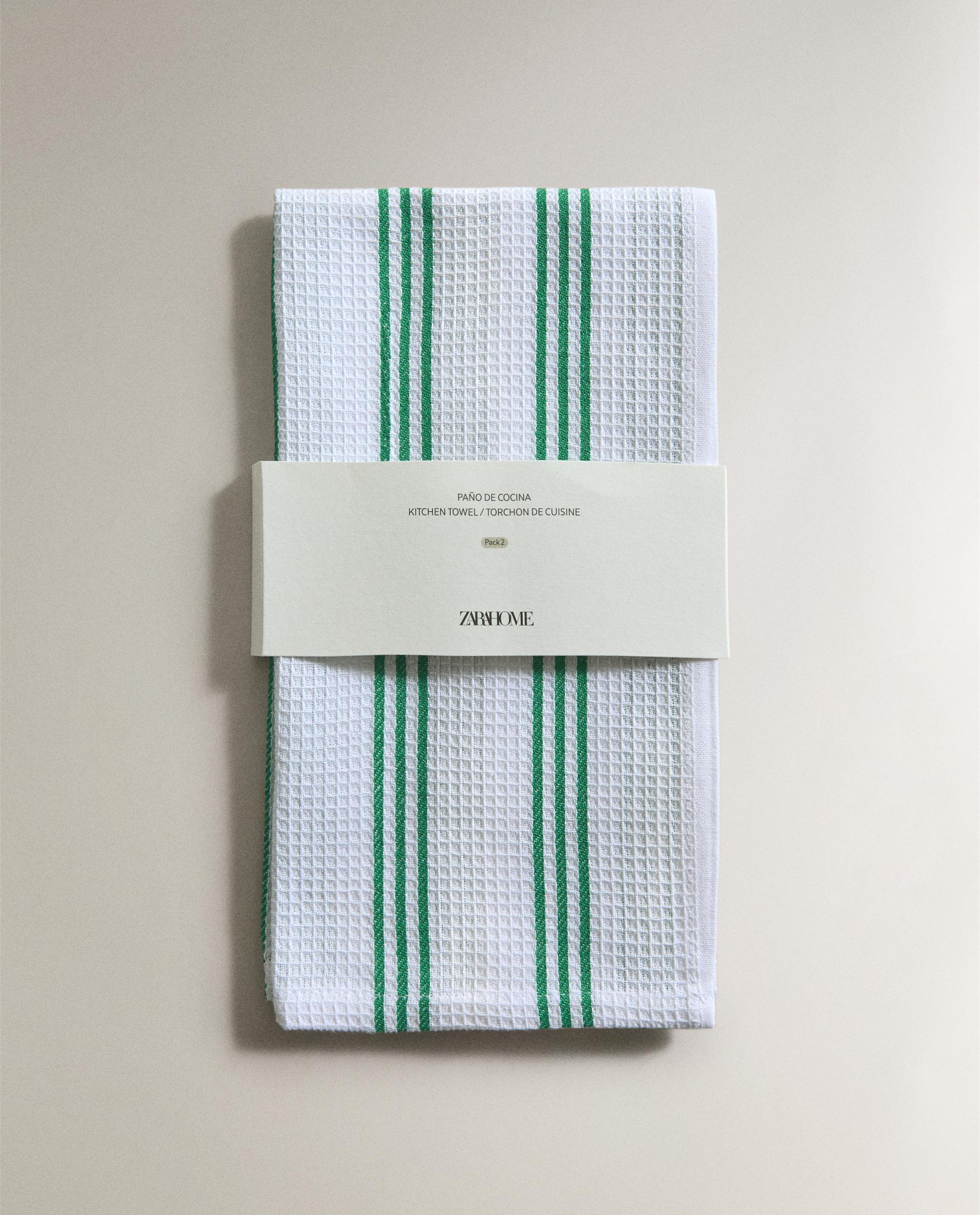 PACK OF STRIPED TEA TOWELS (PACK OF 2) product thumbnail 6