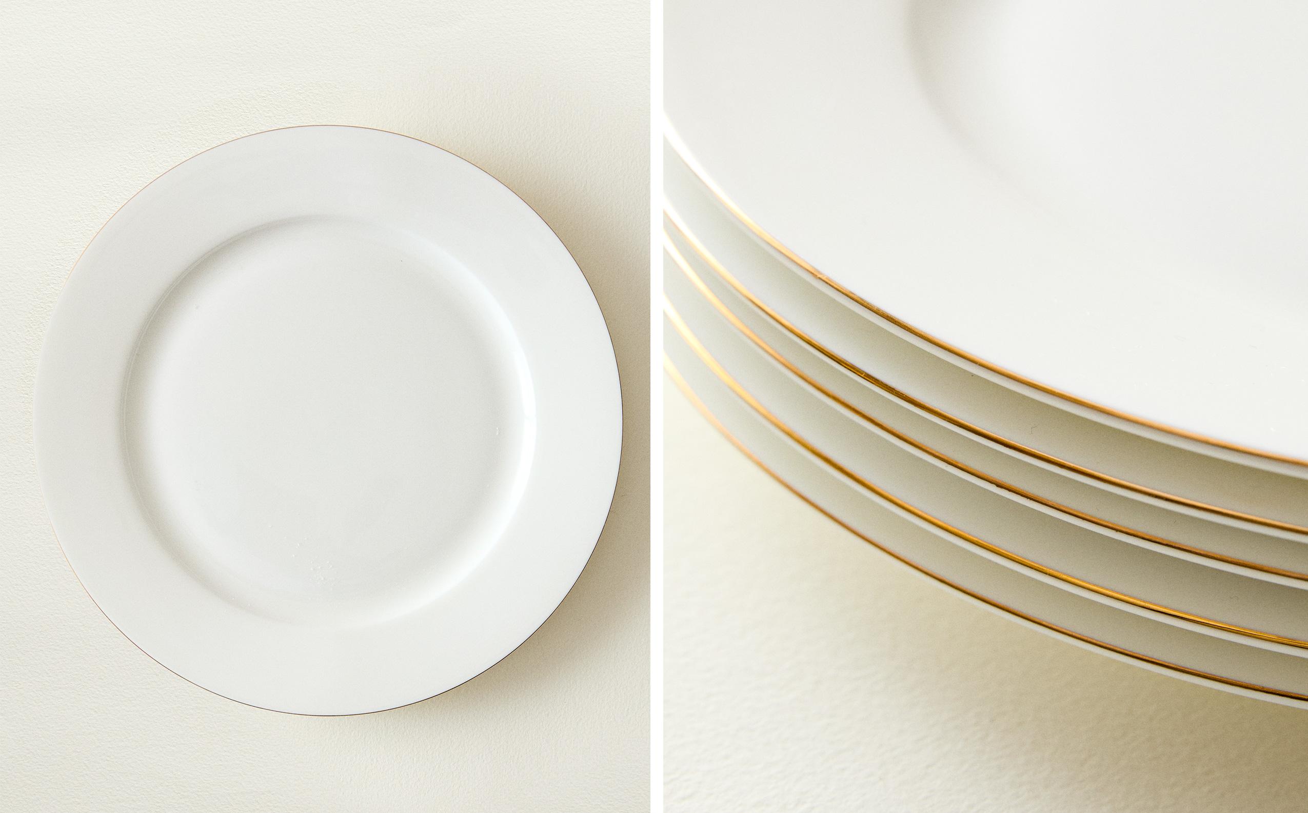 PLATO LLANO LETICIA BONE CHINA FILO