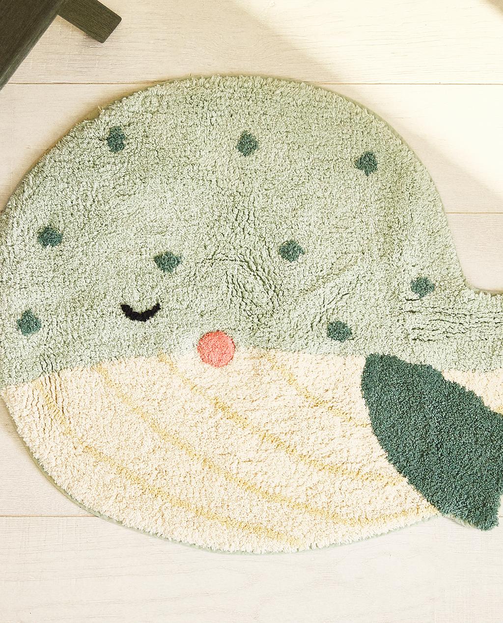 TAPIS DE BAIN ENFANT BALEINE