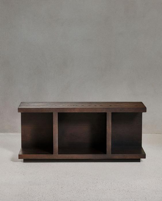 Modular Library System 01: Solid Ash Wood Bookshelf | Zara Home