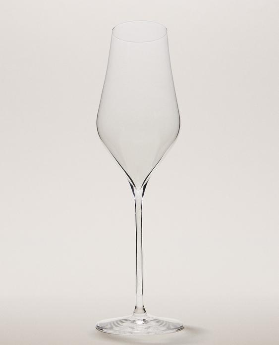 PLAIN CRYSTALLINE FLUTE GLASS PLAIN CRYSTALLINE FLUTE GLASS