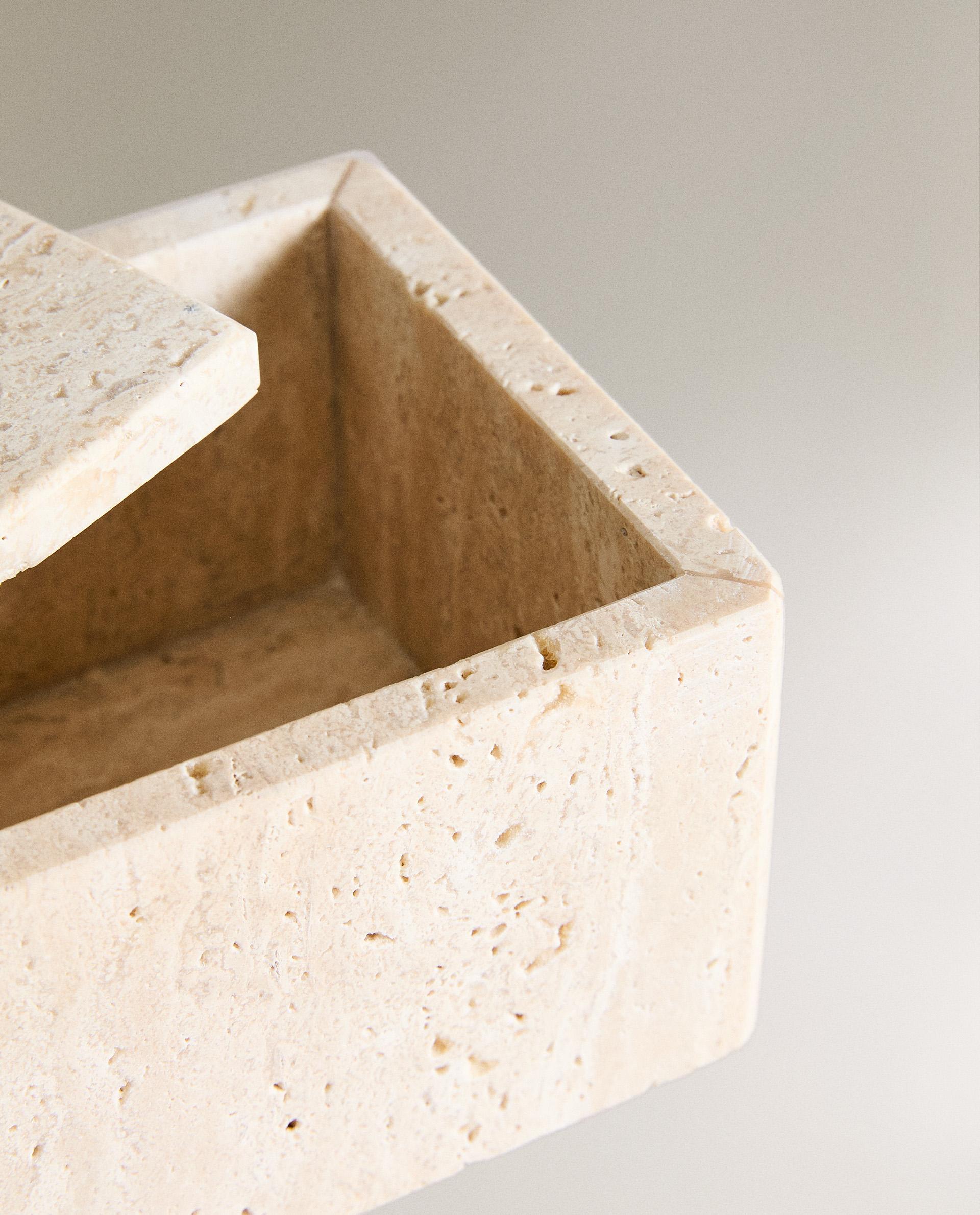 LARGE MARBLE BATHROOM ORGANISER BOX product thumbnail 6