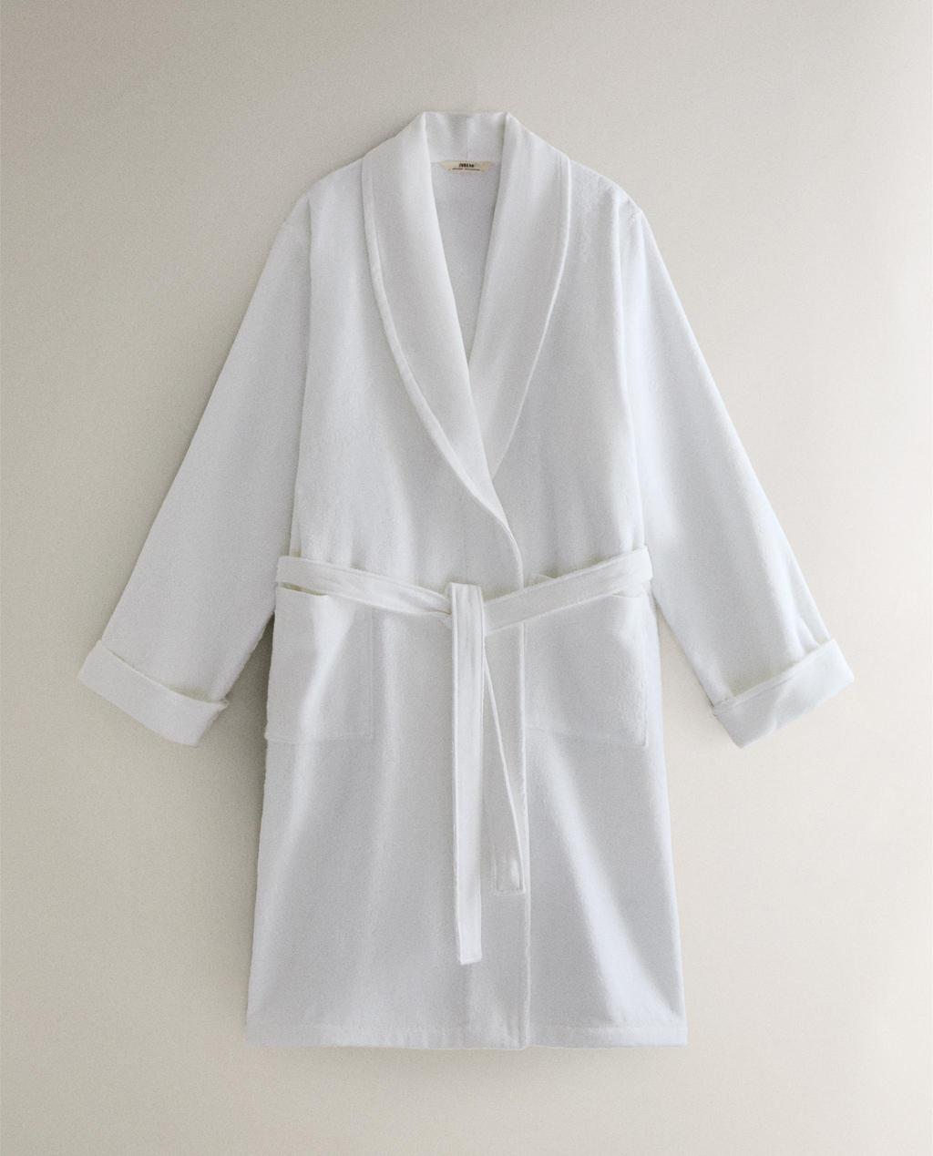 BATA DE BAÑO ALGODÓN TEJIDO APLICADO BATA DE BAÑO ALGODÓN TEJIDO APLICADO