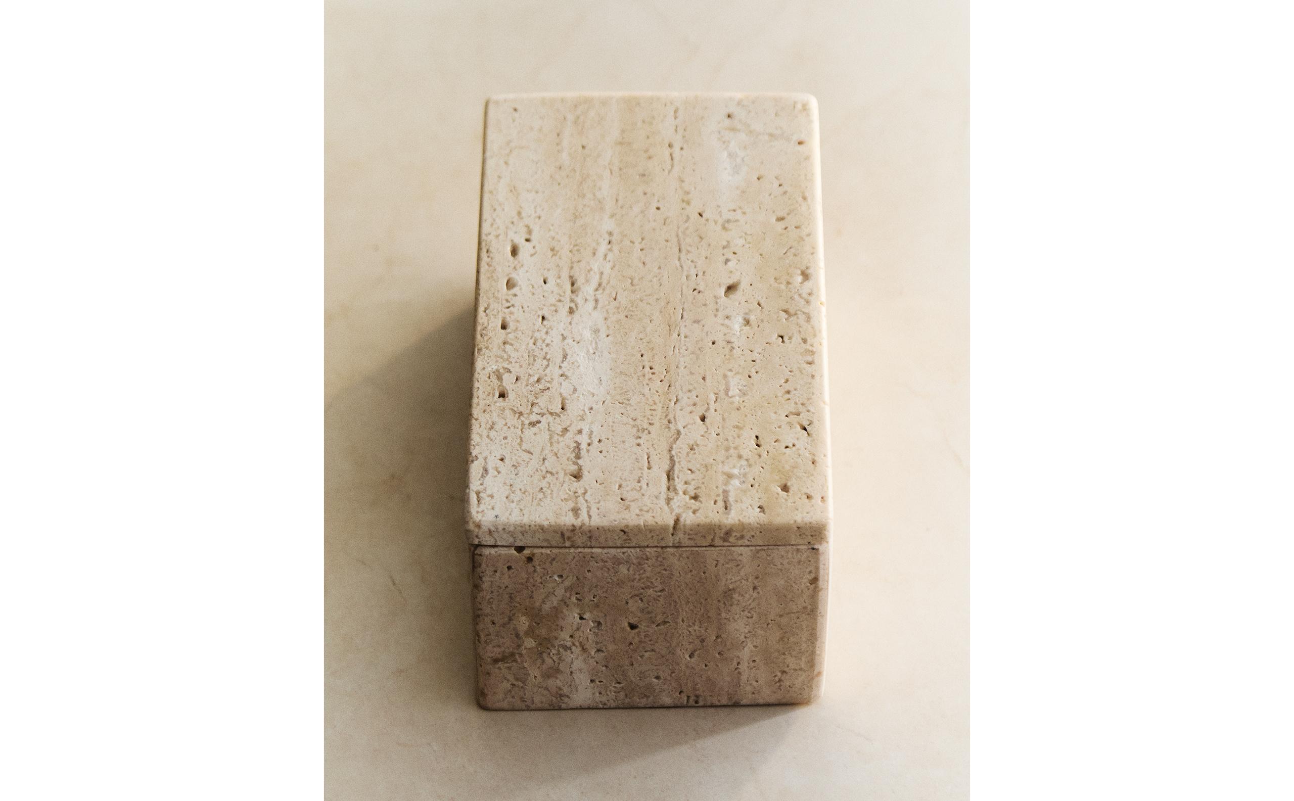 LARGE MARBLE BATHROOM ORGANISER BOX product thumbnail 9