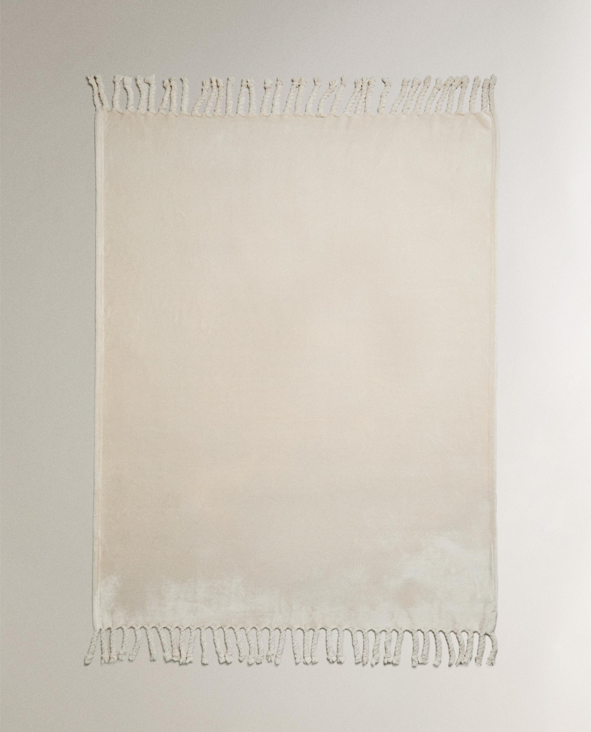 フリンジ フリース ブランケット | Zara Home 日本/Japan