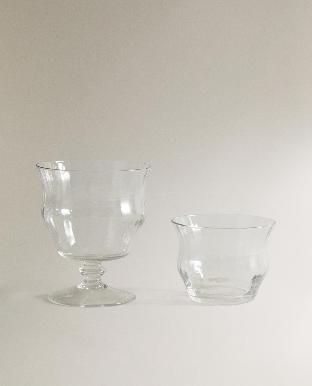 IRREGULAR GLASSWARE SET