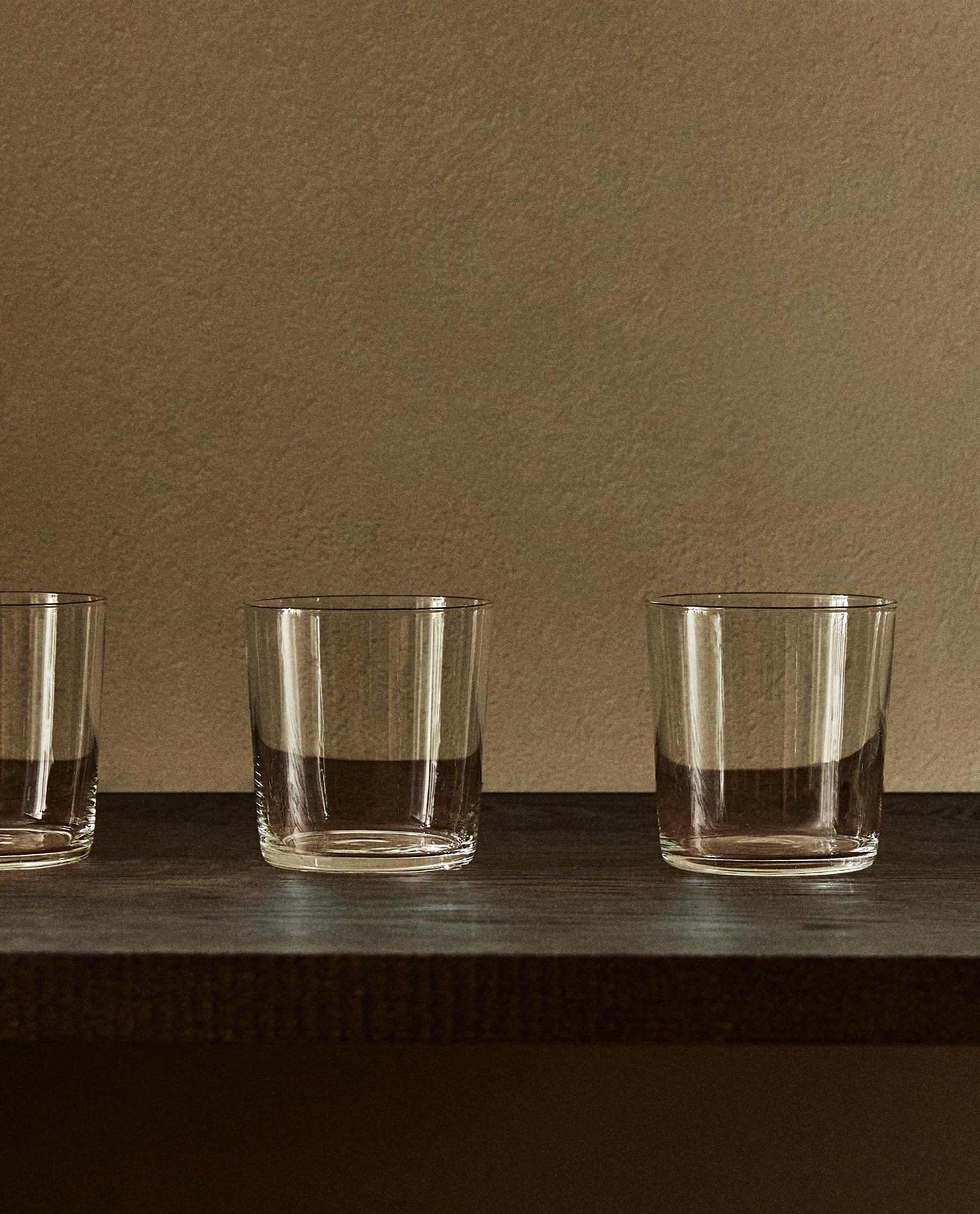 PACK VASOS VIDRIO ALTOS (PACK DE 4)