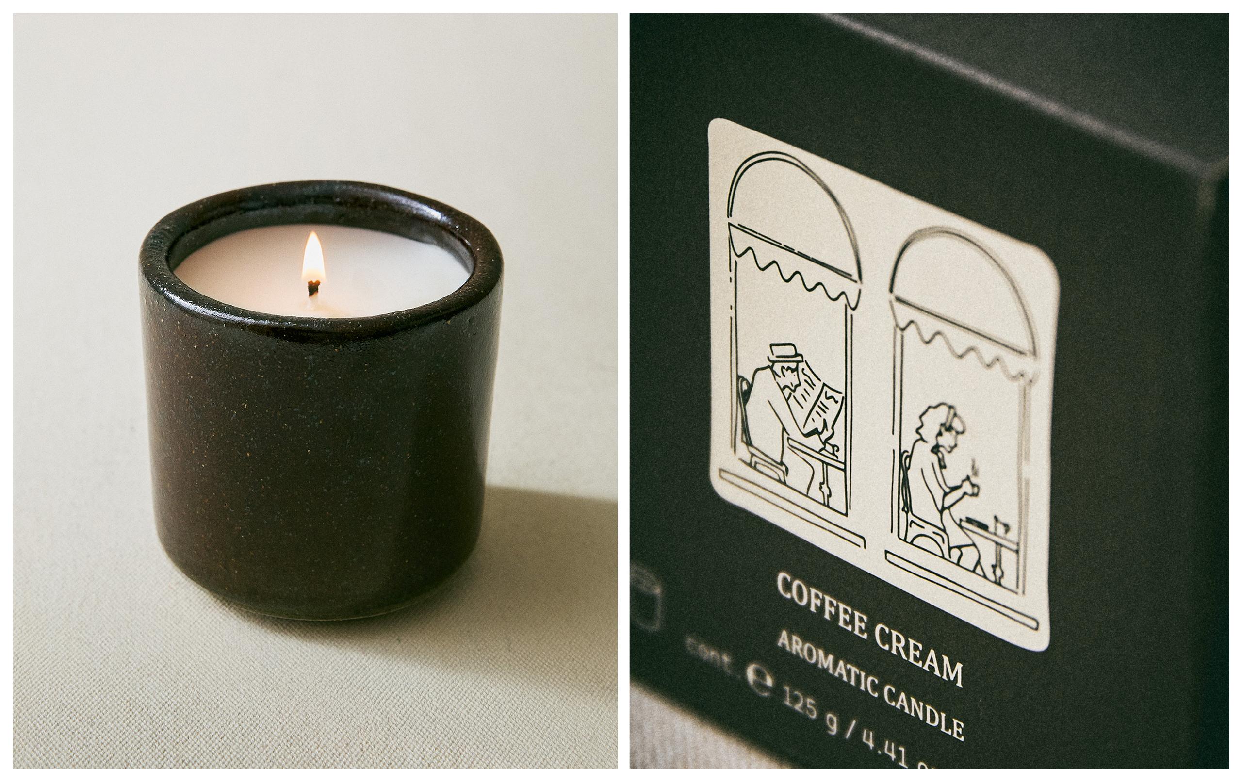 (125 G) COFFEE CREAM SCENTED CANDLE product thumbnail 2