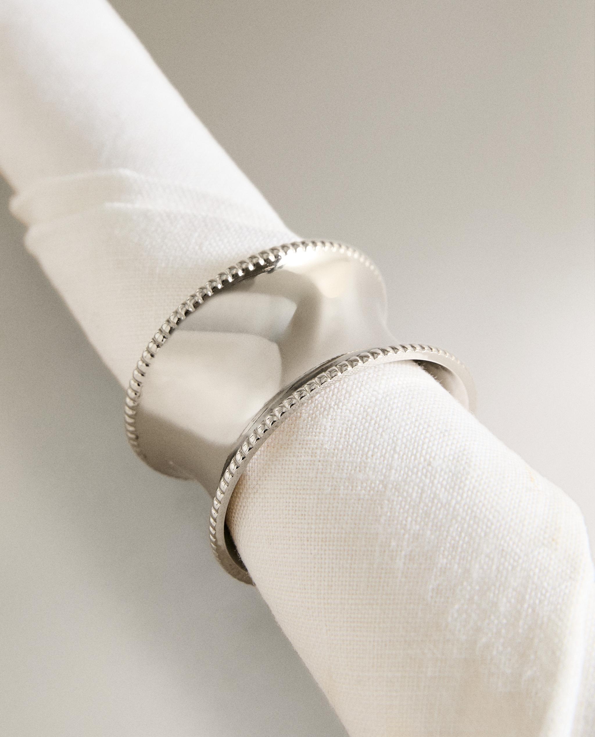 ラウンド スチール ナプキンリング（4個セット） | Zara Home 日本/Japan