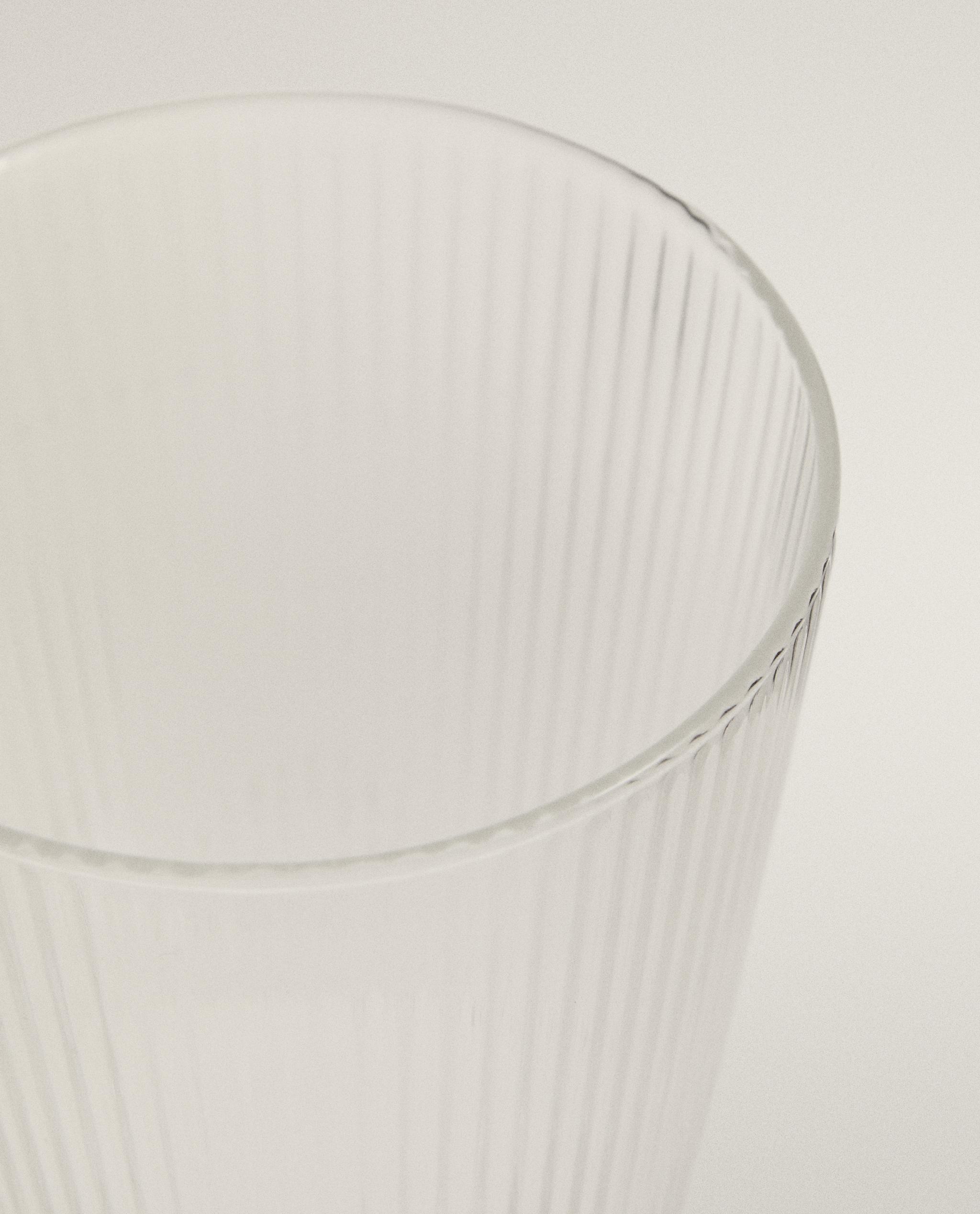 BOROSILICATE GLASS MUG WITH LINES product thumbnail 8