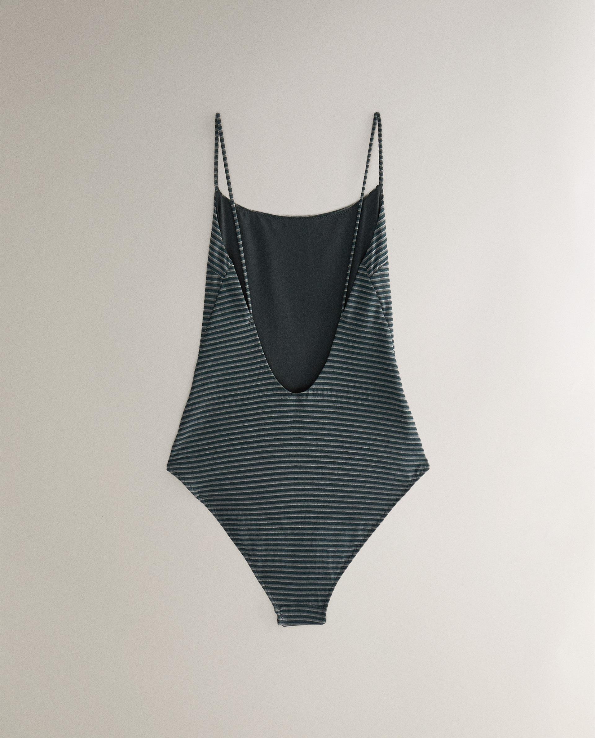 ZARA スイムウェア ZARA - ZARA ギャザー スイムウェア Lサイズの通販 by