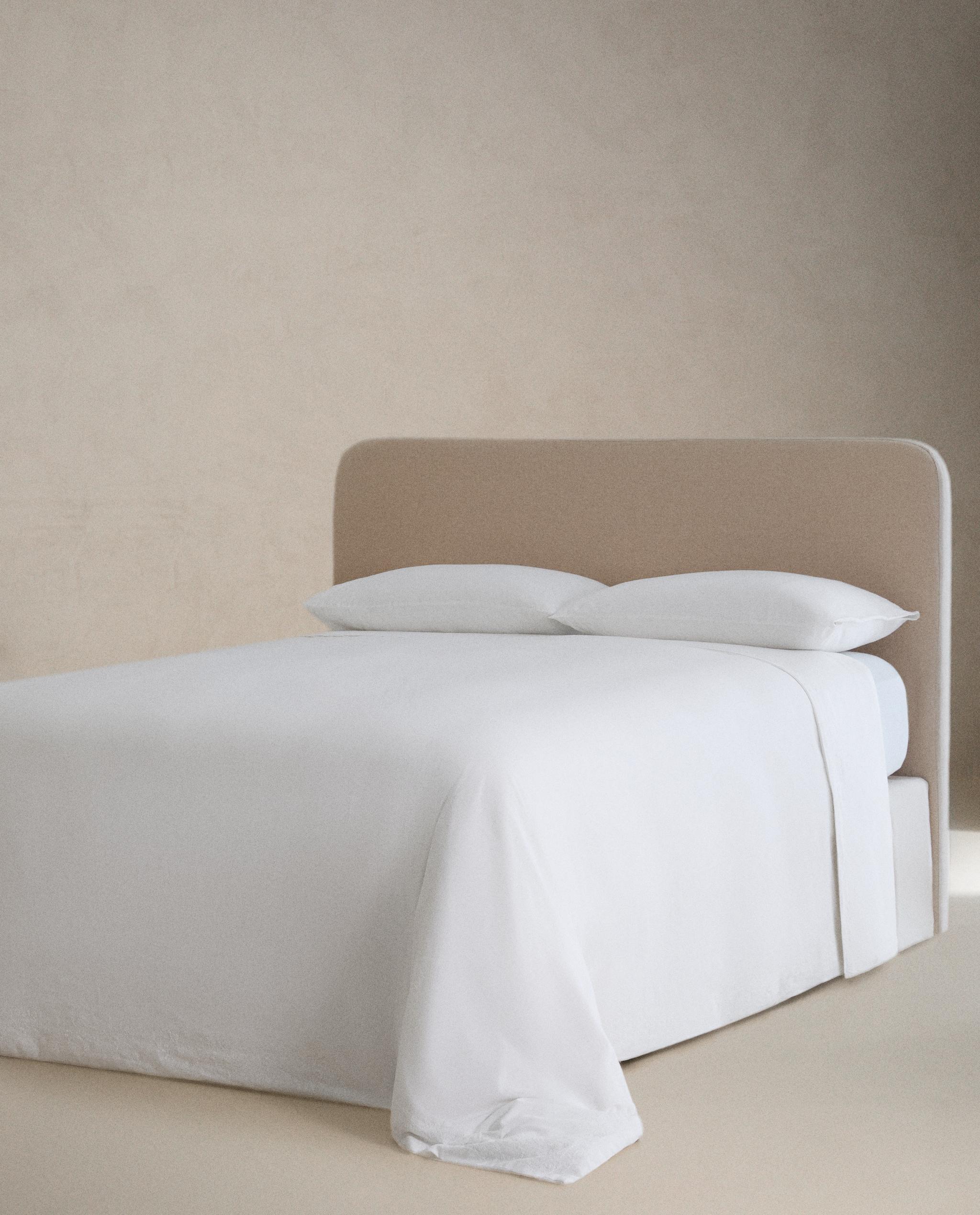 COTTON AND LINEN DUVET COVER WITH RAISED DESIGN product thumbnail 4