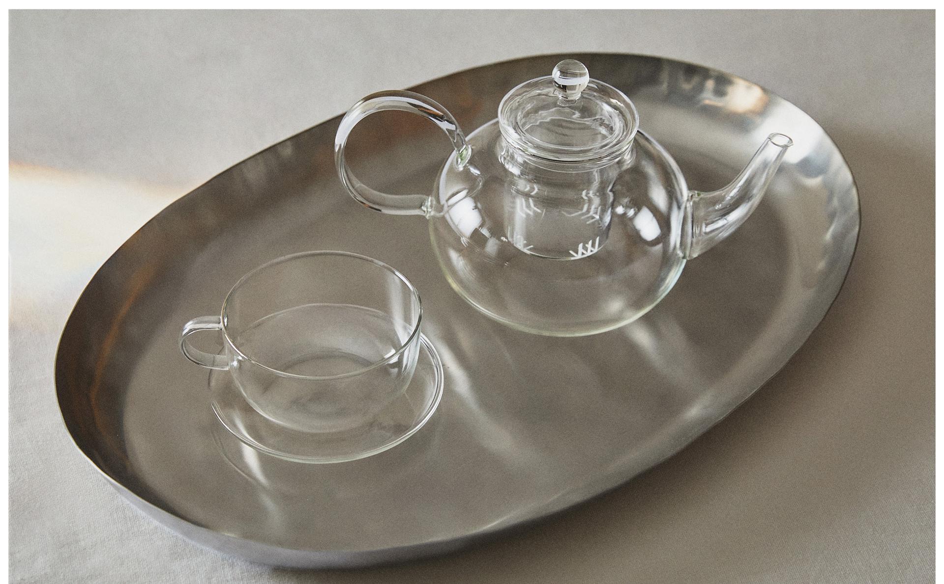 طقم شاي من زجاج البورسليكات طقم شاي من زجاج البورسليكات