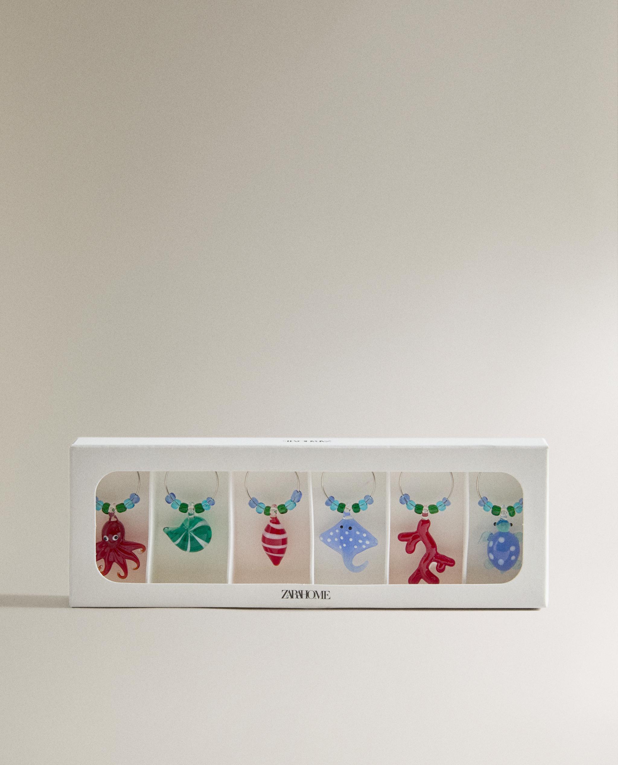 GLASS CHARMS FOR GLASSES (PACK OF 6) product thumbnail 3