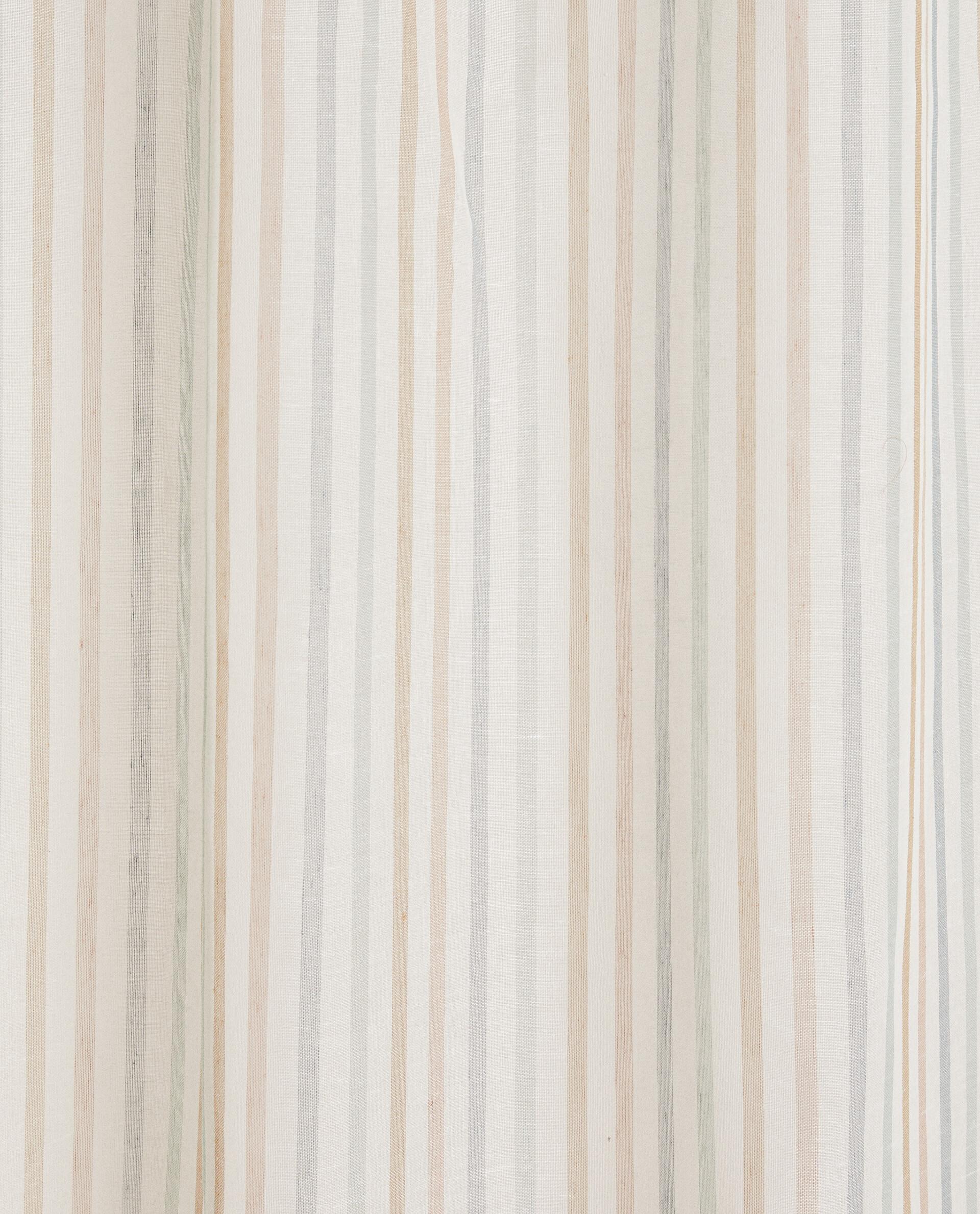 LOW OPACITY MULTICOLOURED STRIPED CURTAIN product thumbnail 5