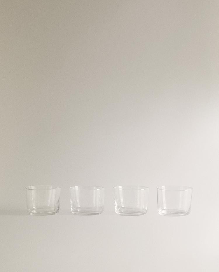 PACK VASOS VIDRIO BAJOS (PACK DE 4)