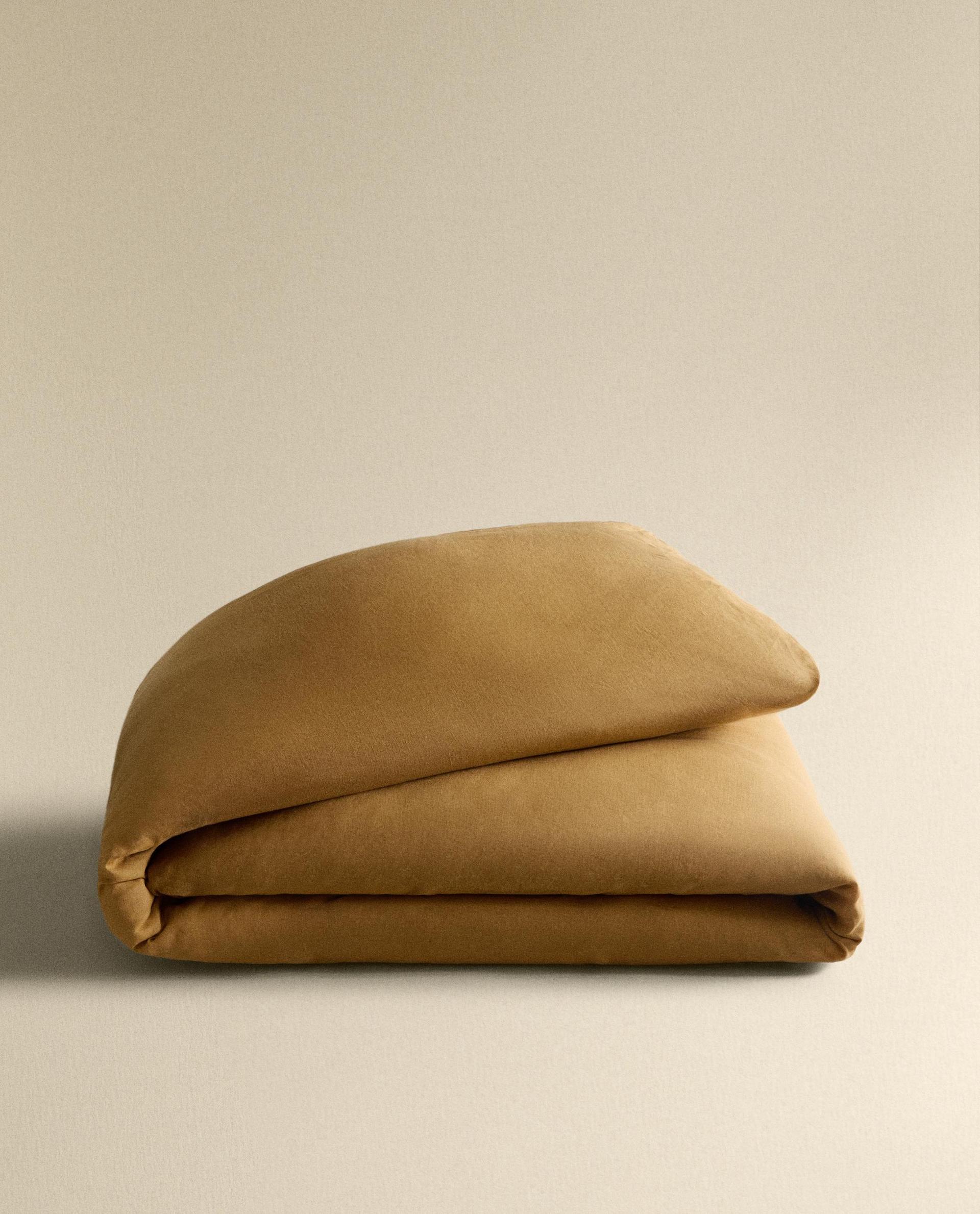 WASHED LINEN DUVET COVER (140 GxM²) WASHED LINEN DUVET COVER (140 GxM²)