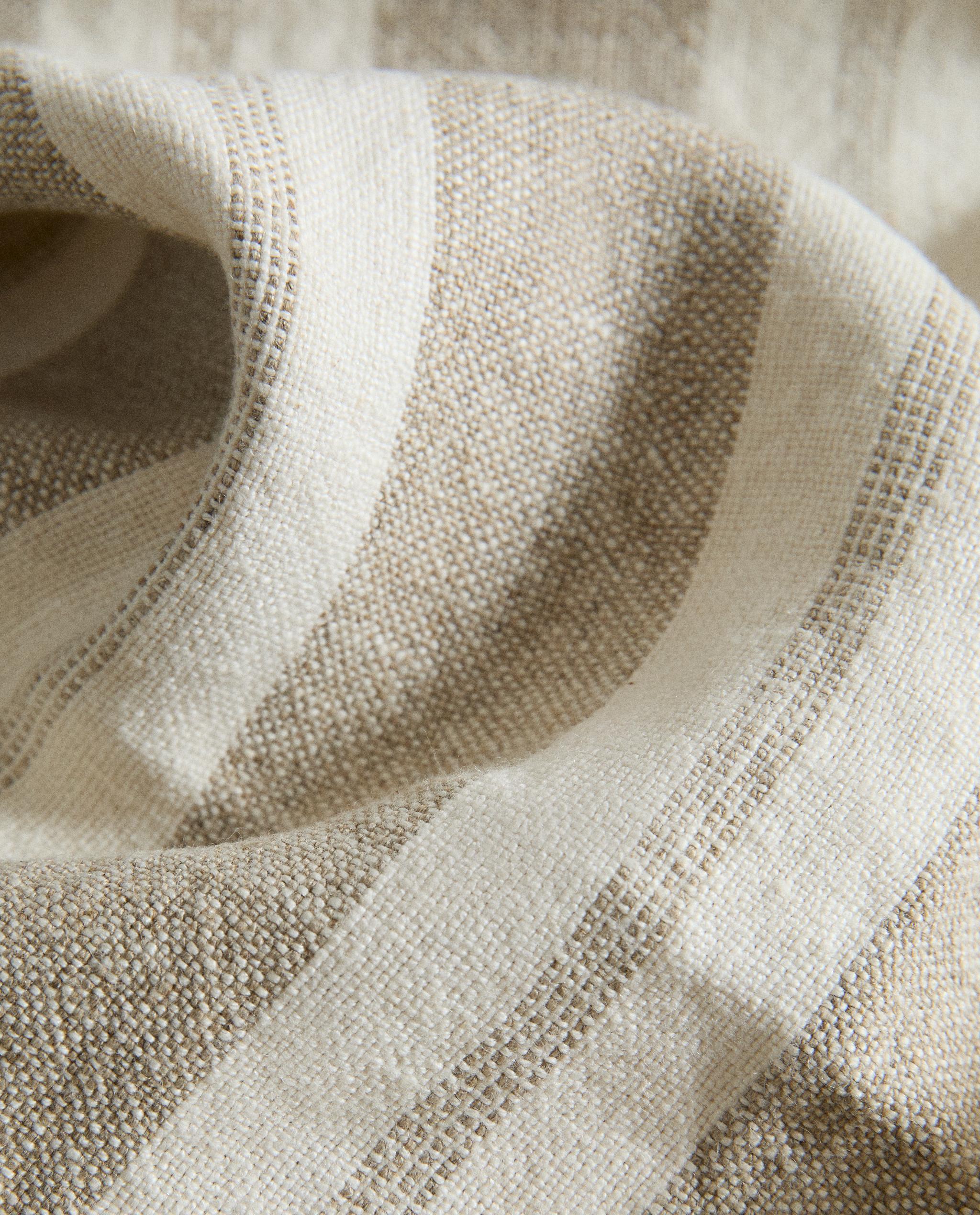 STRIPED HEAVY LINEN TABLECLOTH product thumbnail 5