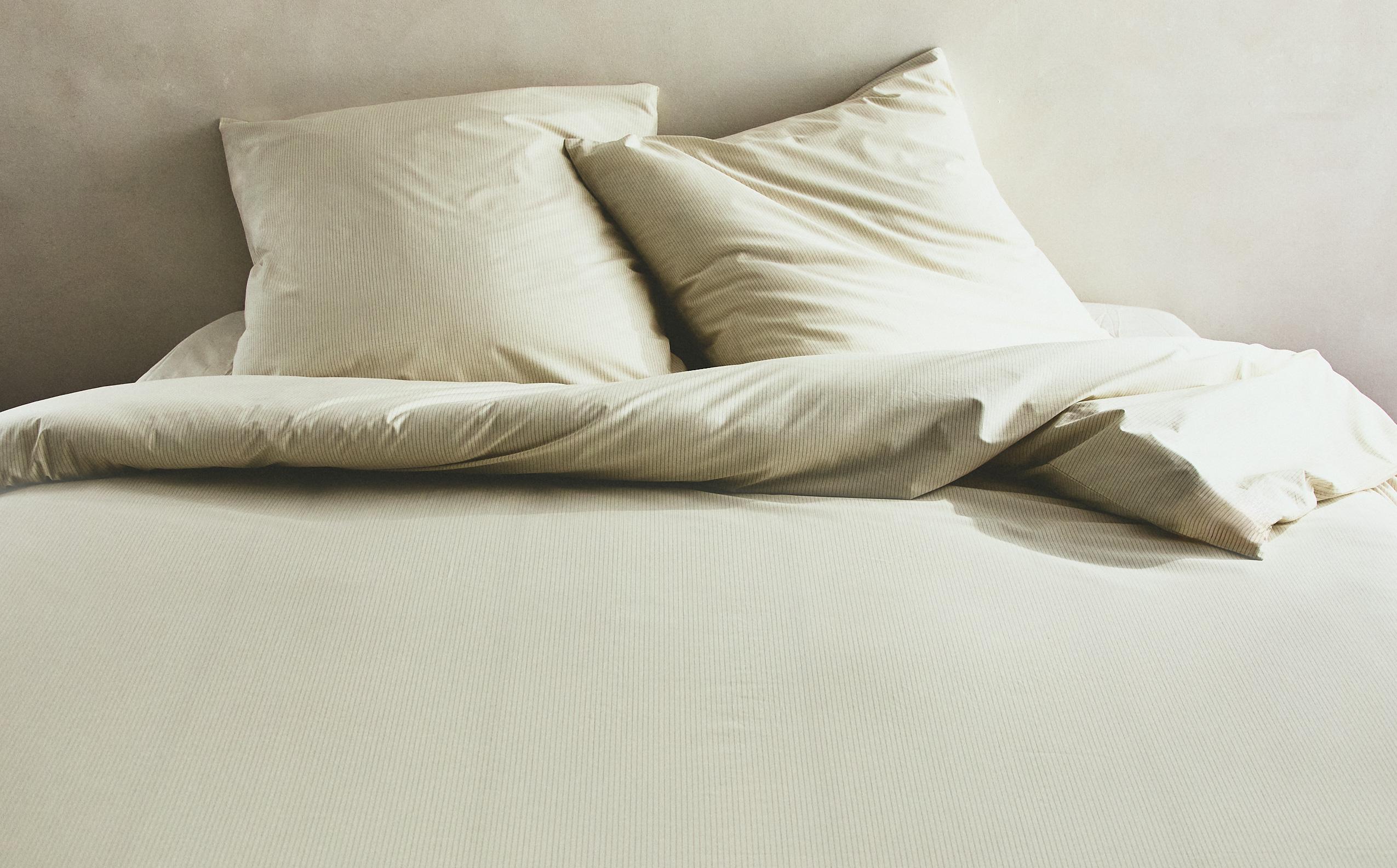 ZARAHOME　ボックスシーツ　掛け布団カバー　セット　グレージュ　シングル ZARAHOME ボックスシーツ 掛け布団カバー セット グレージュ
