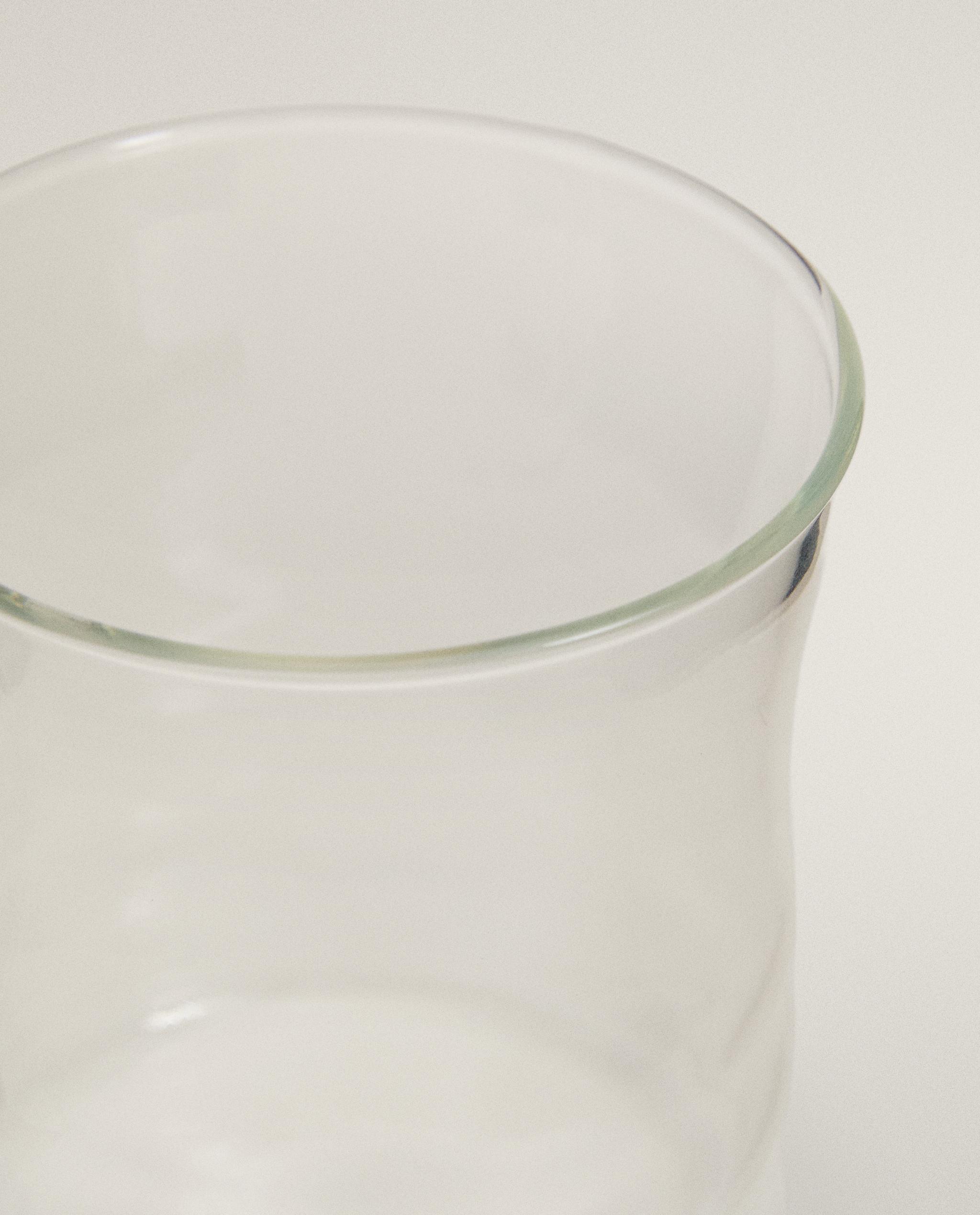BOROSILICATE GLASS MUG WITH RAISED DESIGN product thumbnail 9