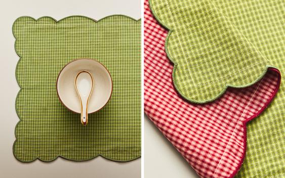 MANTEL INDIVIDUAL VICHY REVERSIBLE