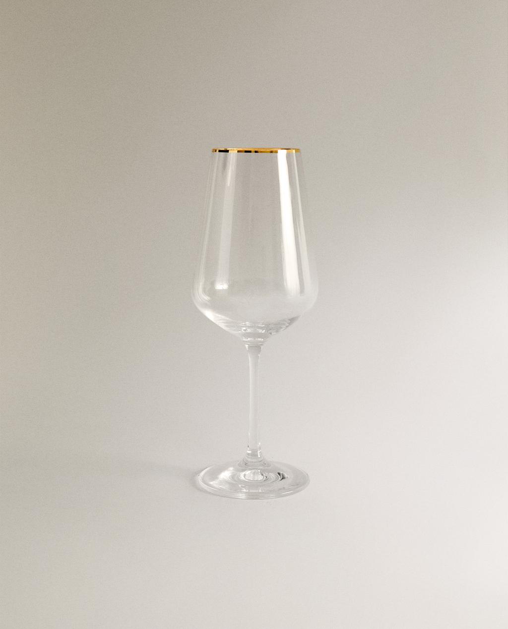 CÁLICE FIO DOURADO BOHEMIA CRYSTAL