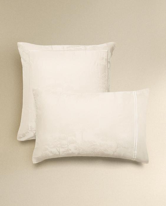 TAIE D’OREILLER SATIN JACQUARD