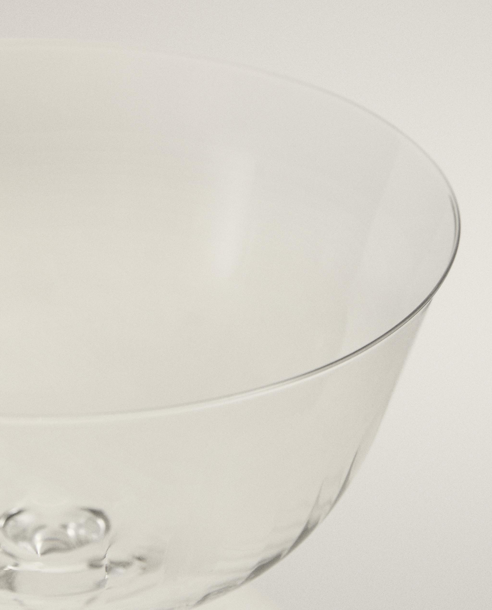 GLASS ICE-CREAM CUP WITH LINES product thumbnail 2
