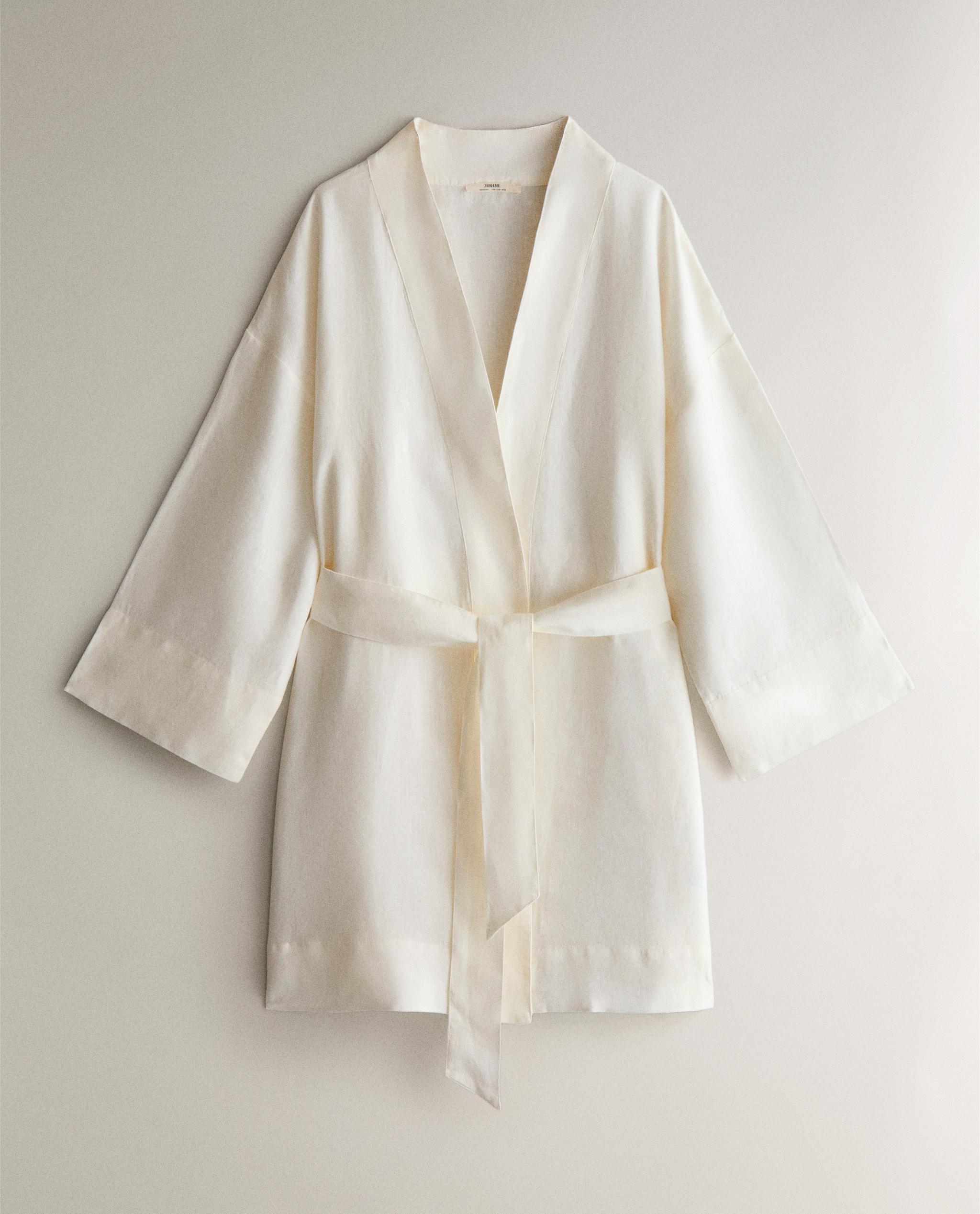 LINEN DRESSING GOWN product thumbnail 9