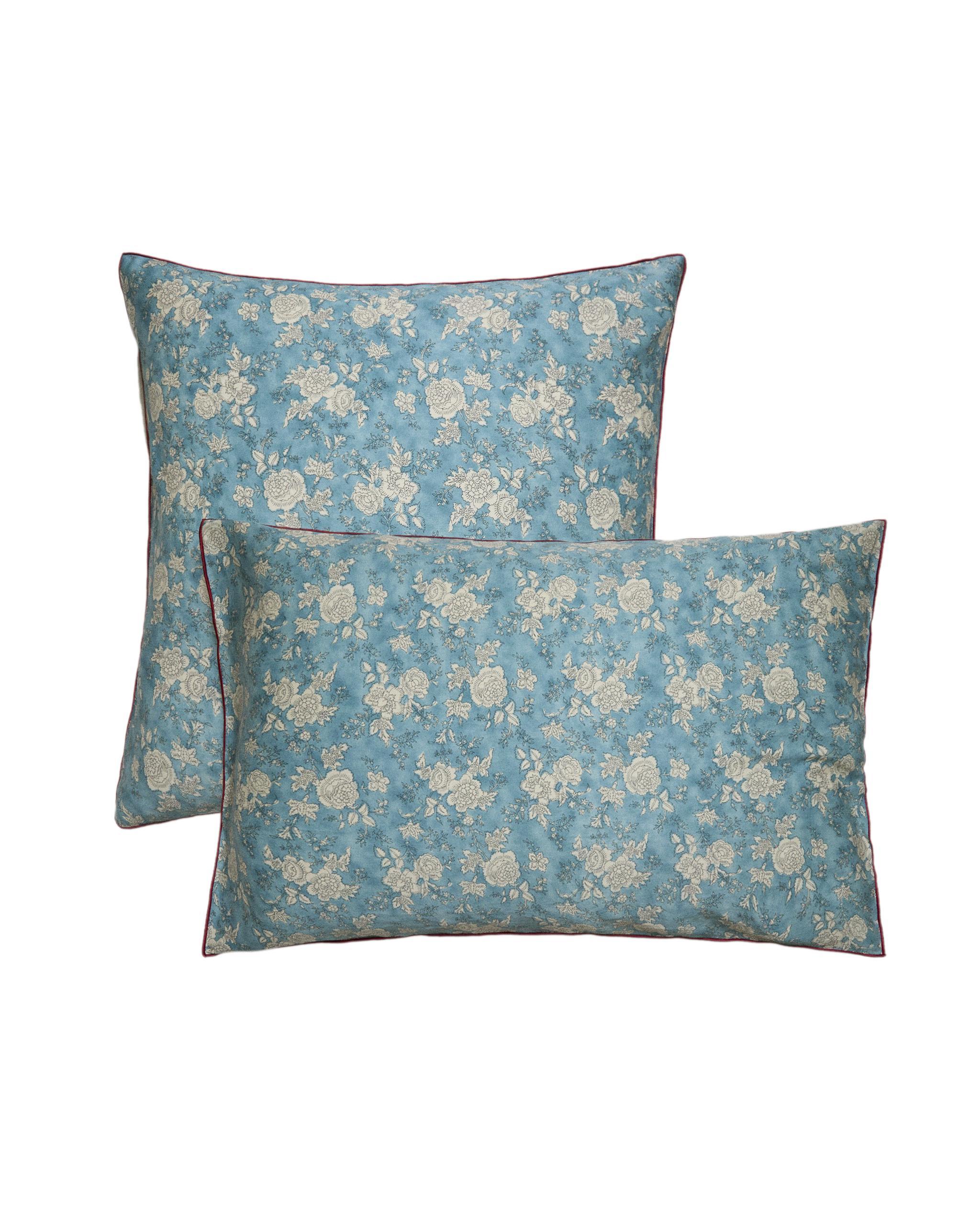 FLORAL SATEEN BED LINEN WITH PIPING product thumbnail 18