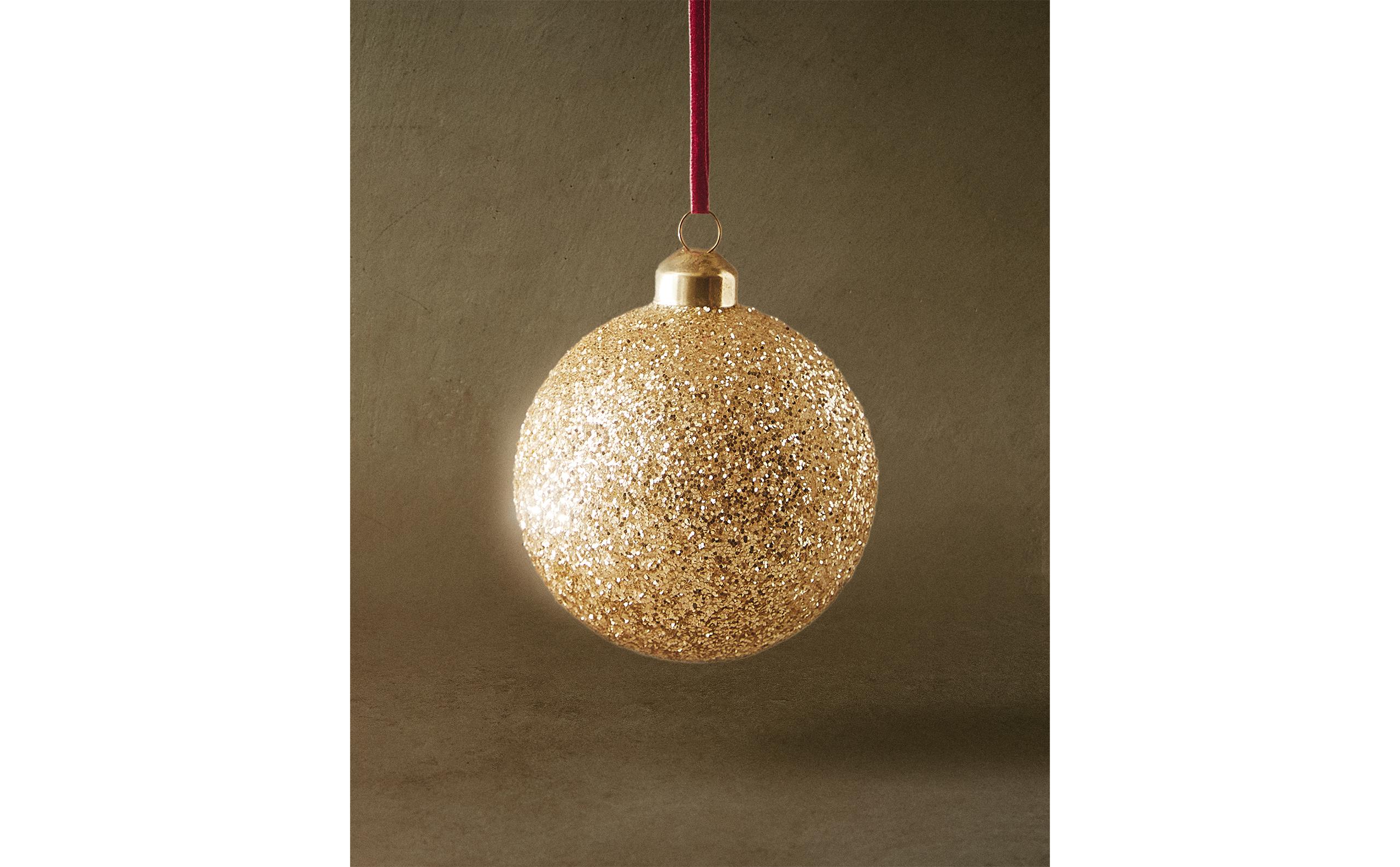 GLITTER BALL CHRISTMAS TREE DECORATION - BESTSELLERS - ダイニング | Zara Home  日本/Japan