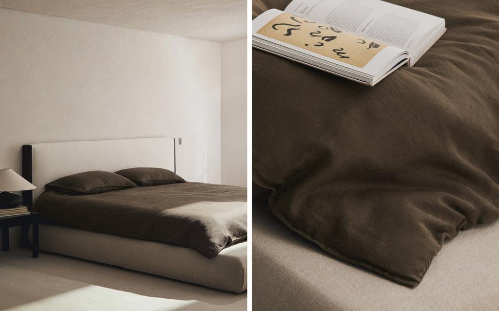 WASHED LINEN DUVET COVER (140 GXM²)