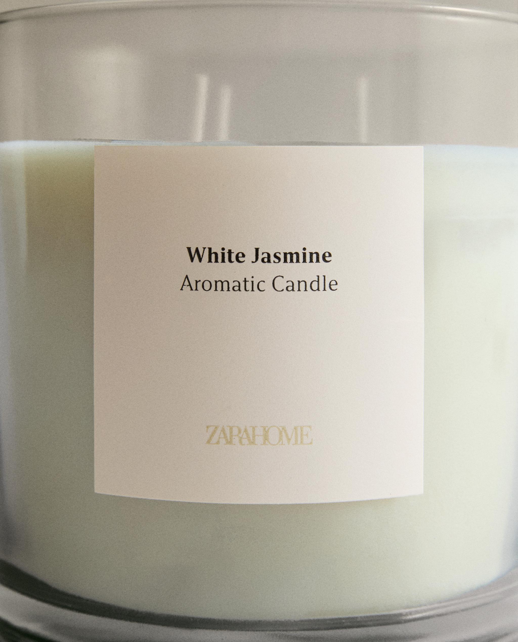 (620 G) WHITE JASMINE SCENTED CANDLE product thumbnail 3