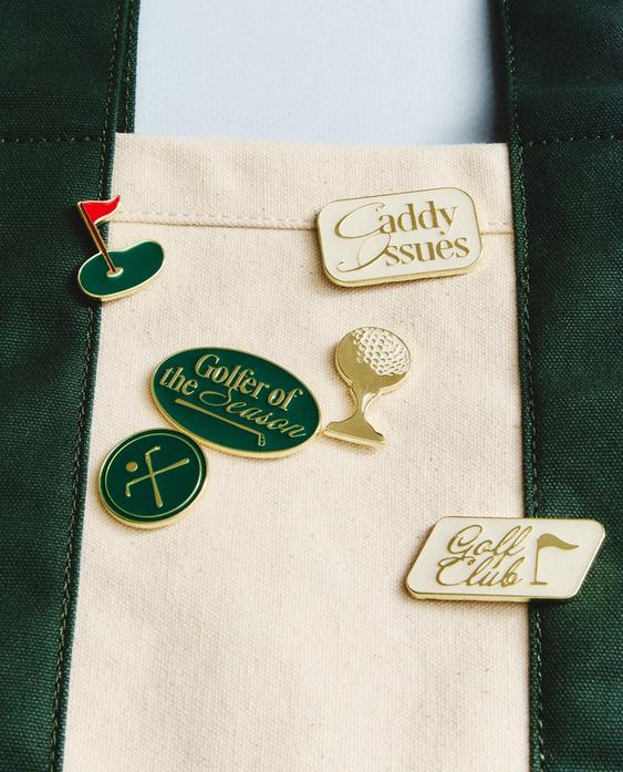 골프 핀 배지 세트(6개입)