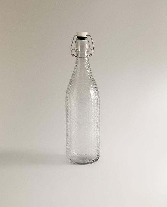 BOTTLE WITH CERAMIC STOPPER