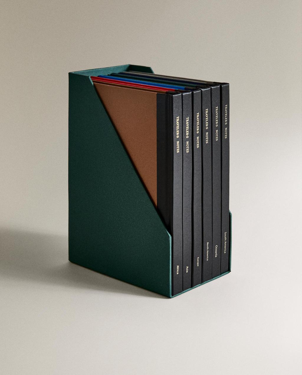 CONTINENTS TRAVEL JOURNALS SET (SET OF 6)