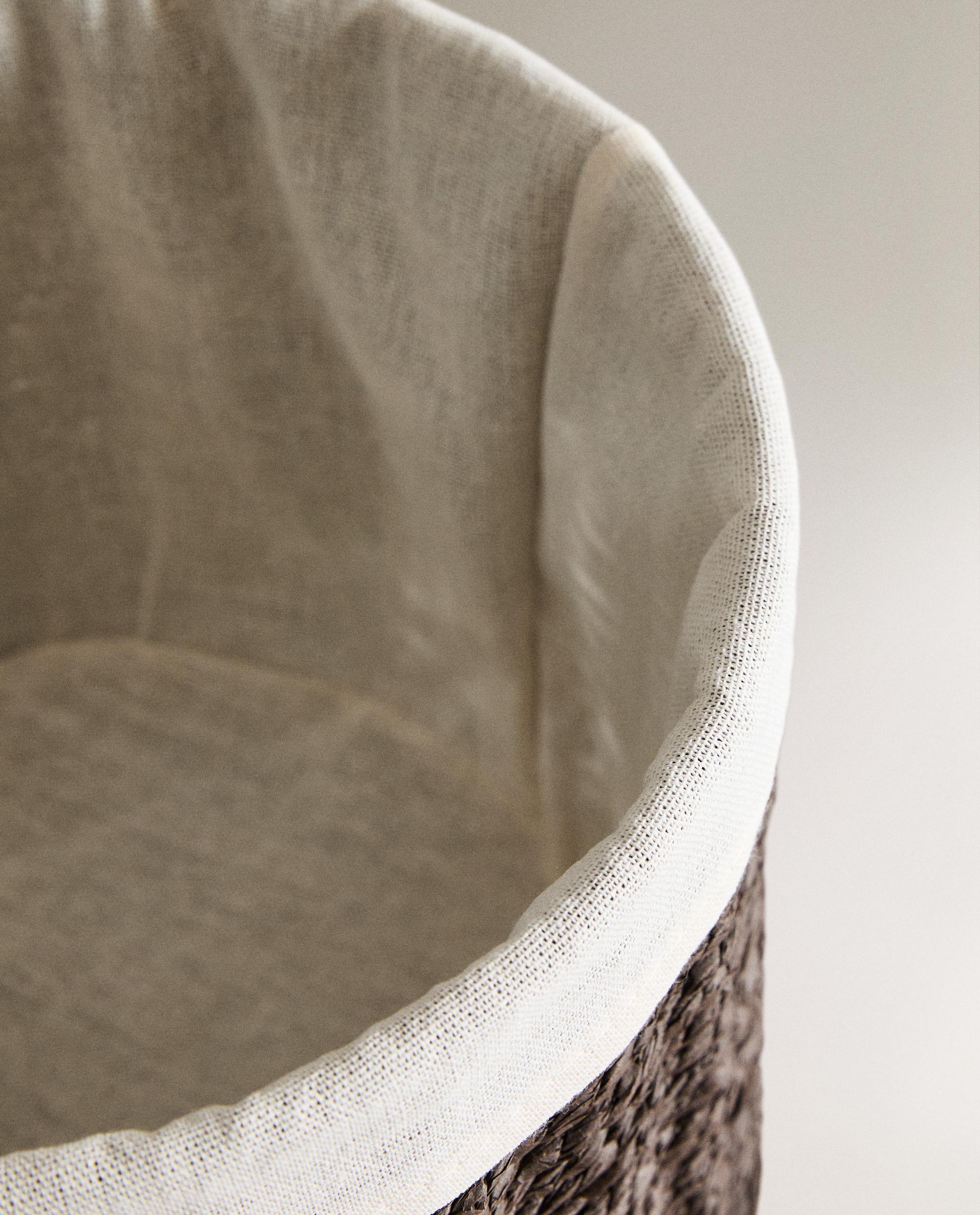 コットンライナー ラウンドバスケット | Zara Home 日本/Japan