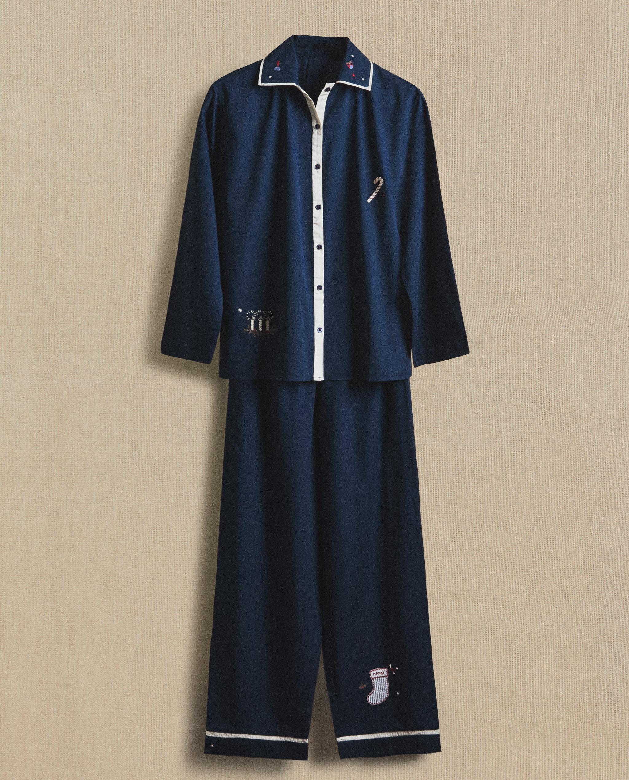 SET PIJAMA PARCHES NAVIDAD