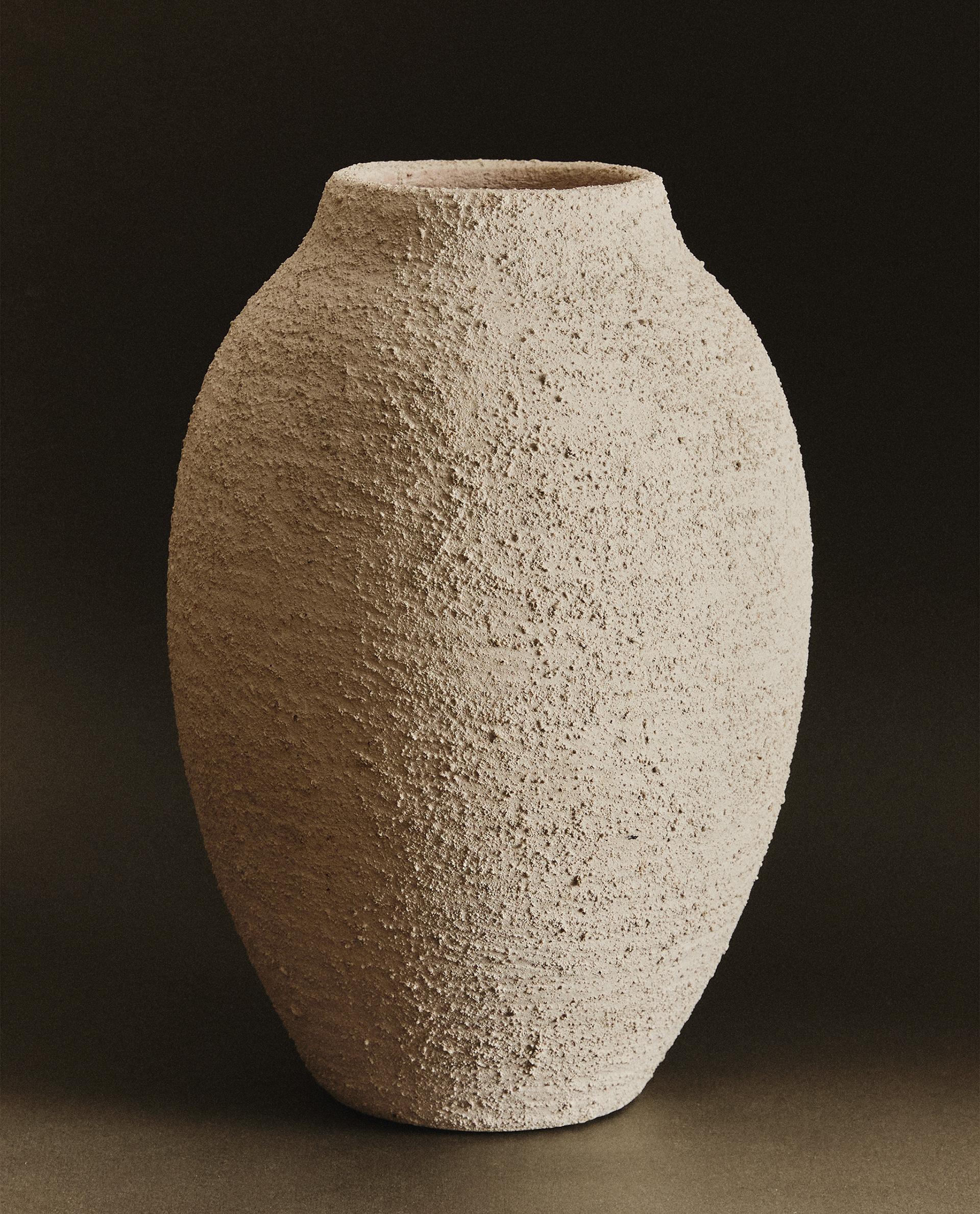 粗い質感 セラミック 花瓶 | Zara Home 日本/Japan