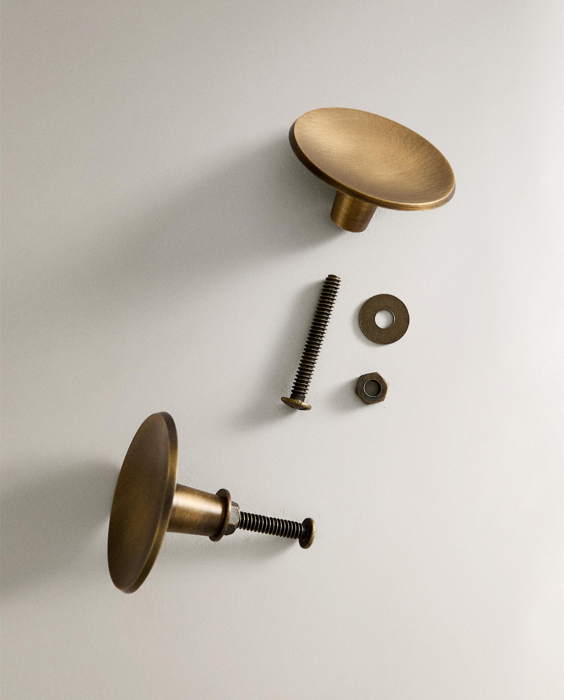 ラウンド ブラス ドアノブ （x 2 セット） | Zara Home 日本/Japan