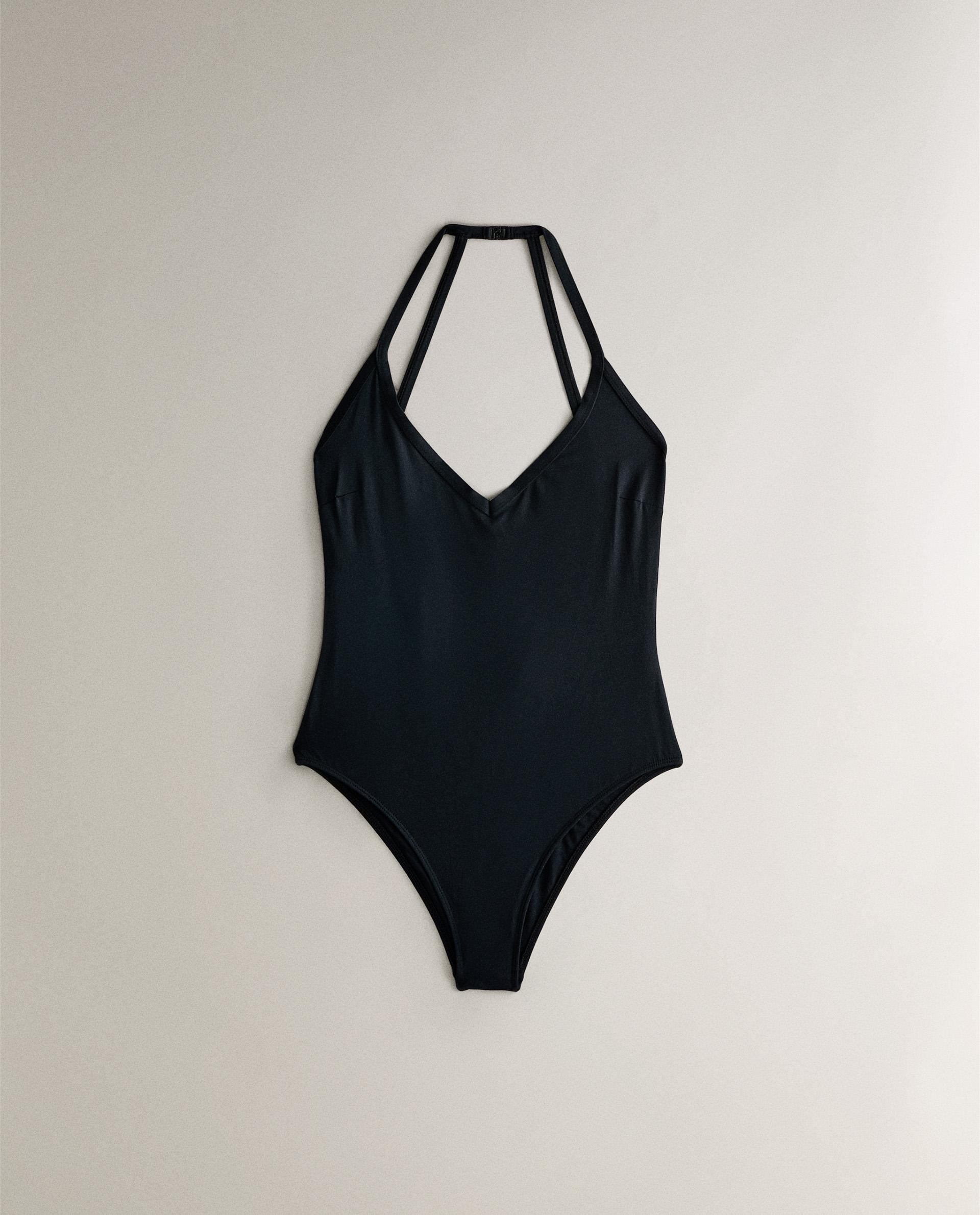 ZARA HOME コントラスト ストラップ ビーチ スイムウェア ハートラインネック ビーチ スイムウェア | Zara Home 日本/Japan