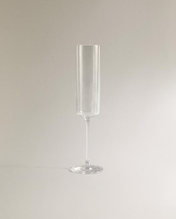 ПРЯМИЙ КРИШТАЛІНОВИЙ ВИСОКИЙ КЕЛИХ ДЛЯ ІГРИСТОГО ВИНА