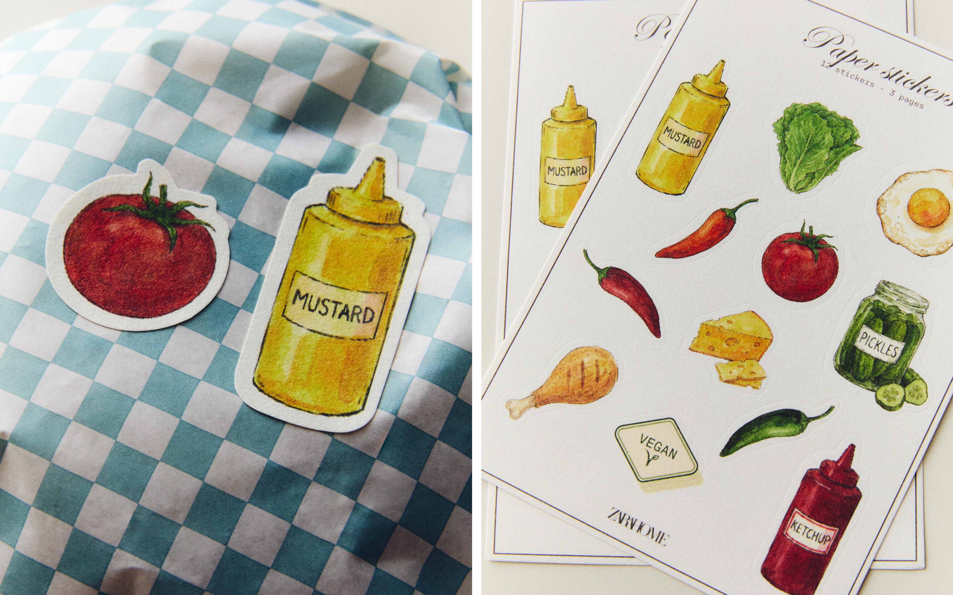 PACK OF BARBECUE STICKERS product thumbnail 9