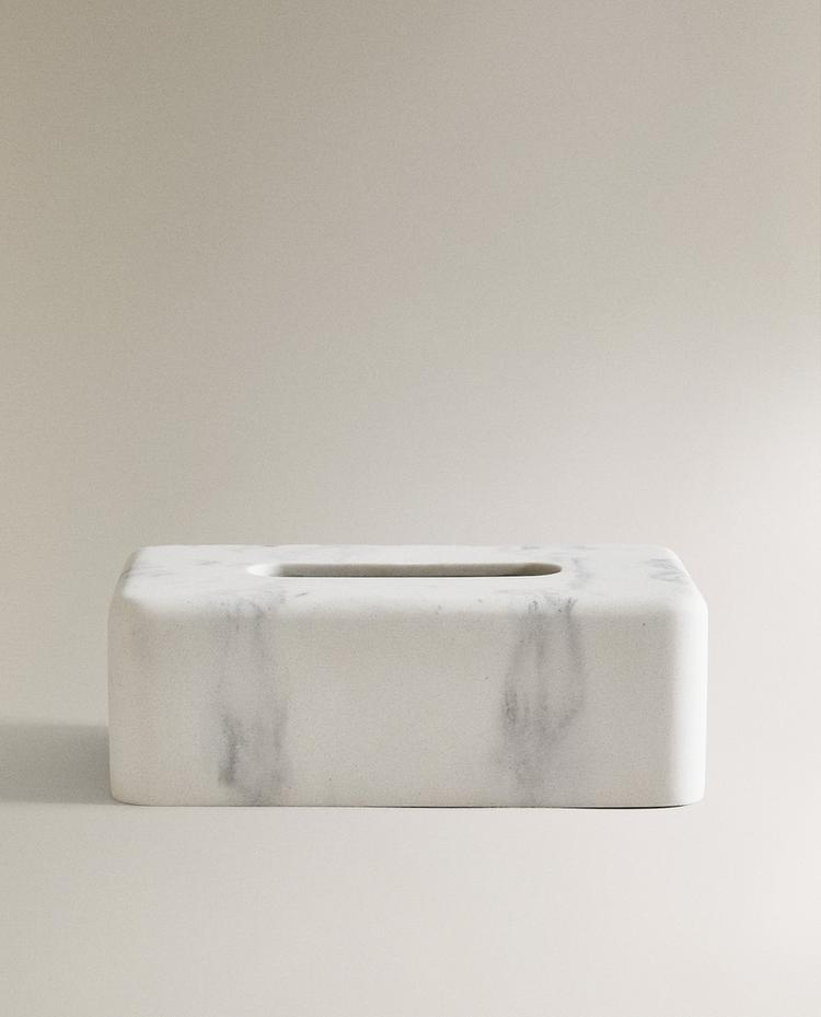 MARBLE-EFFECT TISSUE BOX