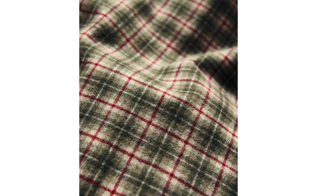 CHILDREN’S CHRISTMAS CHECK FLANNEL DUVET COVER