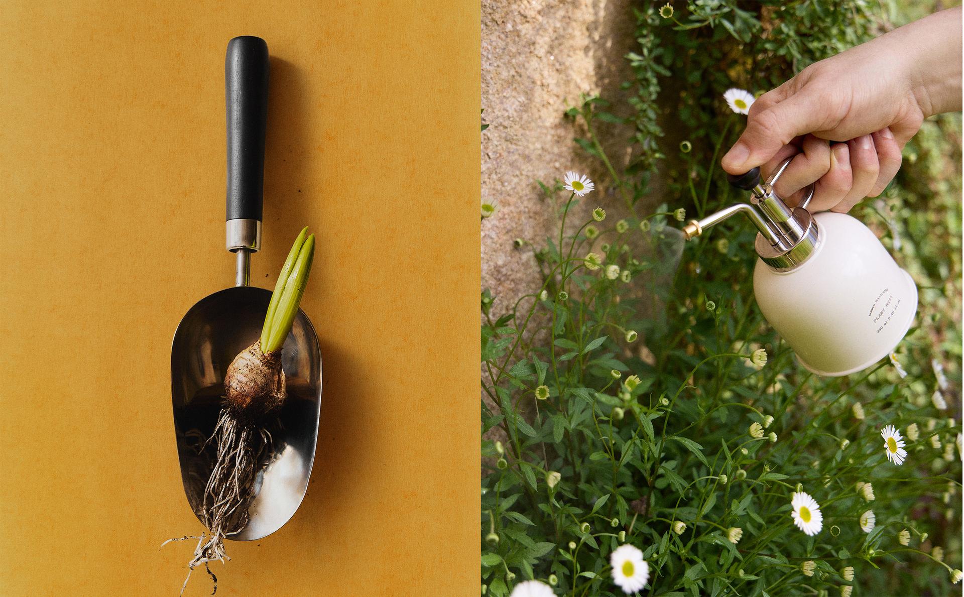 PULVÉRISATEUR ACIER ET CUILLÈRE DE JARDIN PULVÉRISATEUR ACIER ET CUILLÈRE DE JARDIN