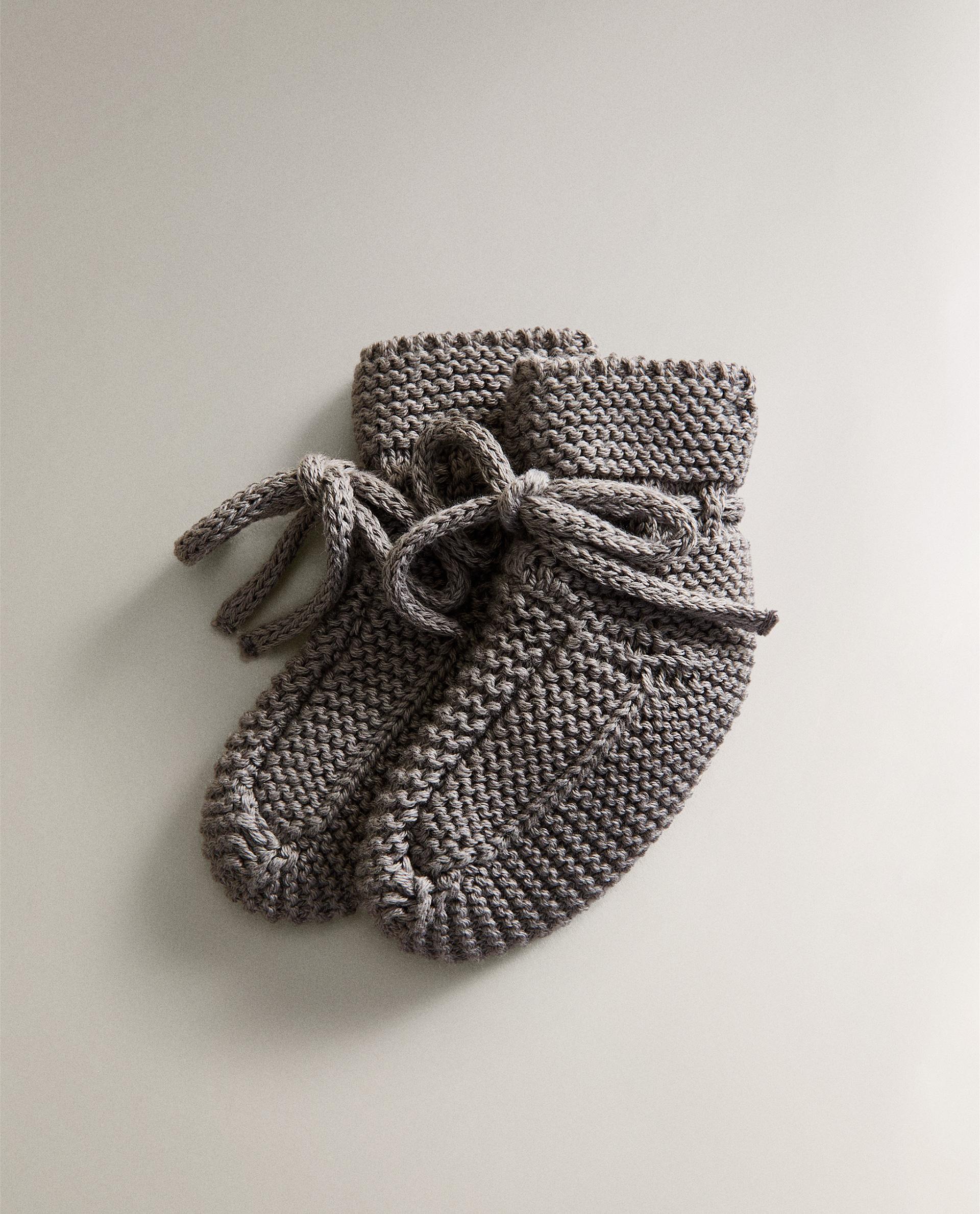 CHILDREN'S CHUNKY KNIT BOOTIES