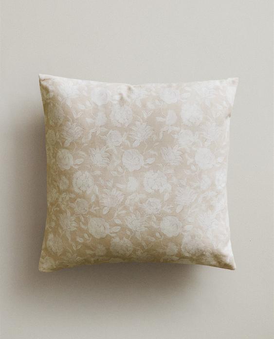FLORAL CUSHION COVER