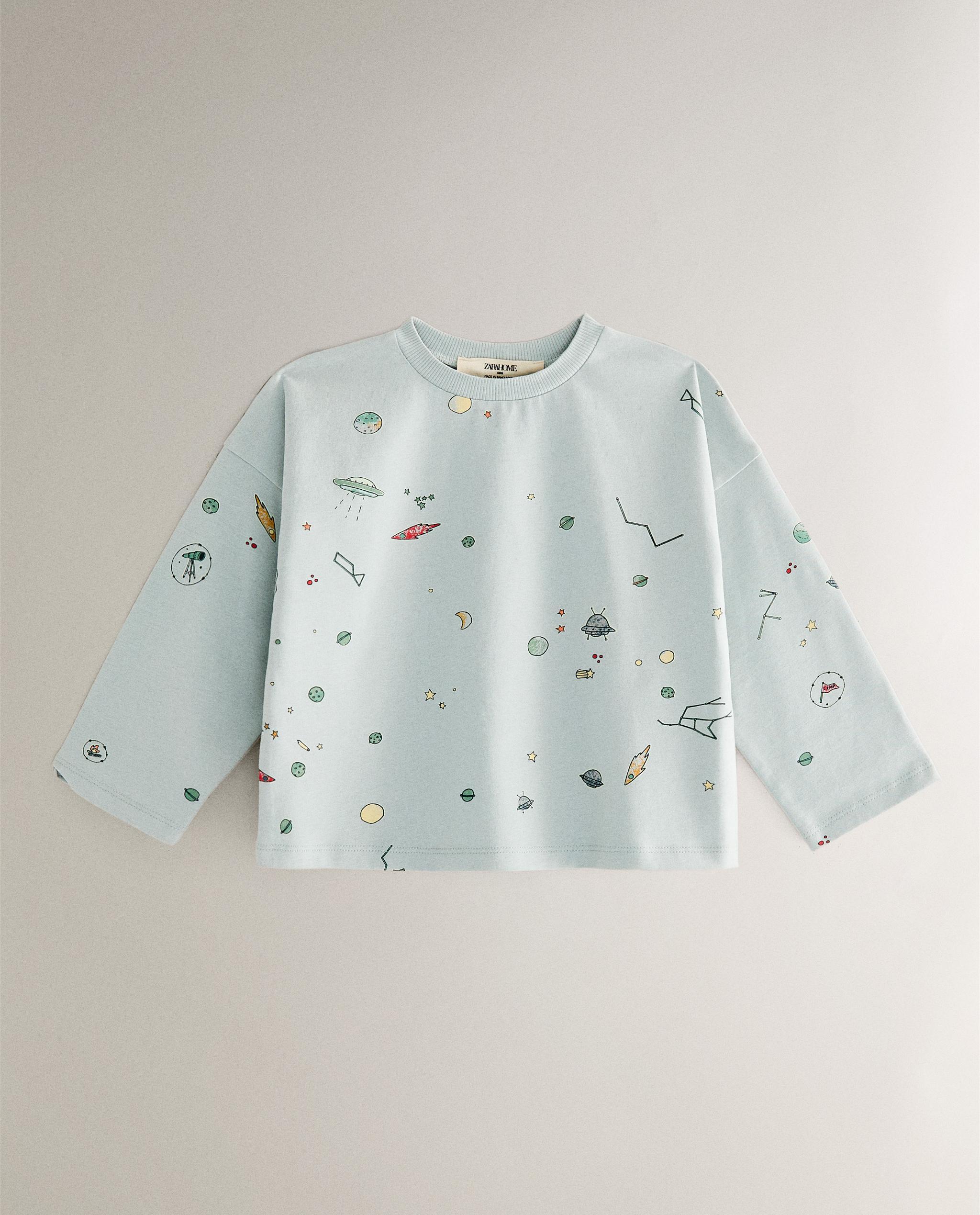 宇宙柄 コットン キッズ パジャマセット | Zara Home 日本/Japan