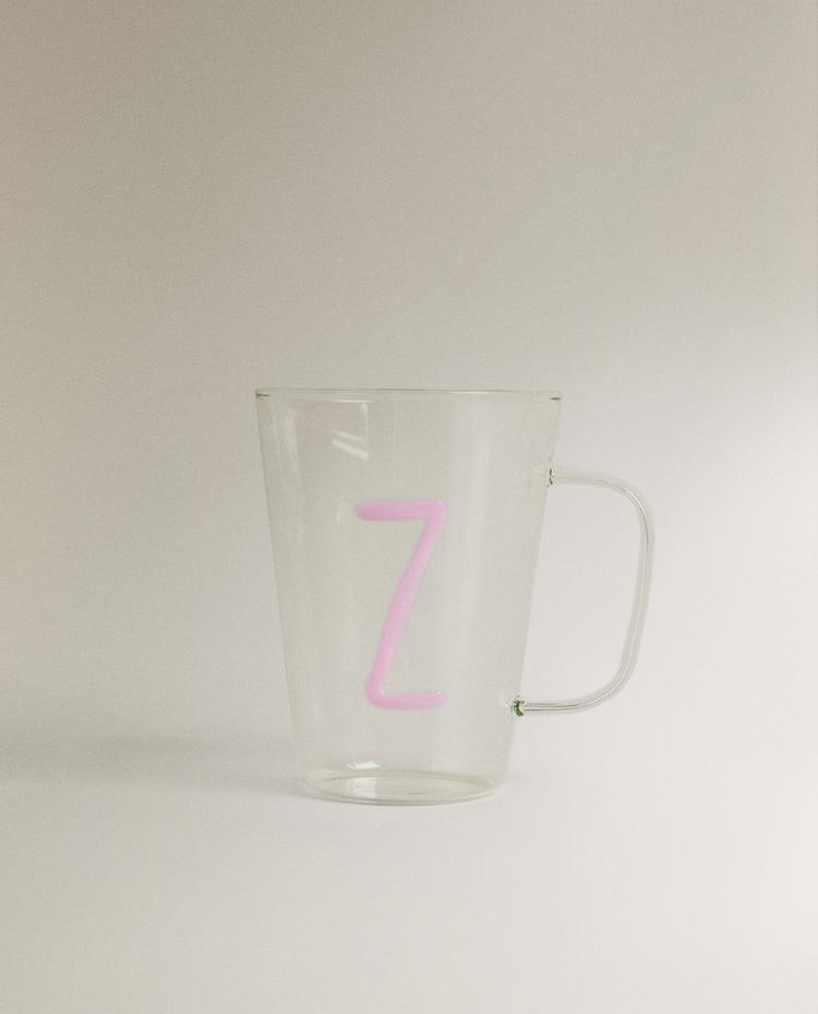 BOROSILICATE MUG WITH INITIAL Z